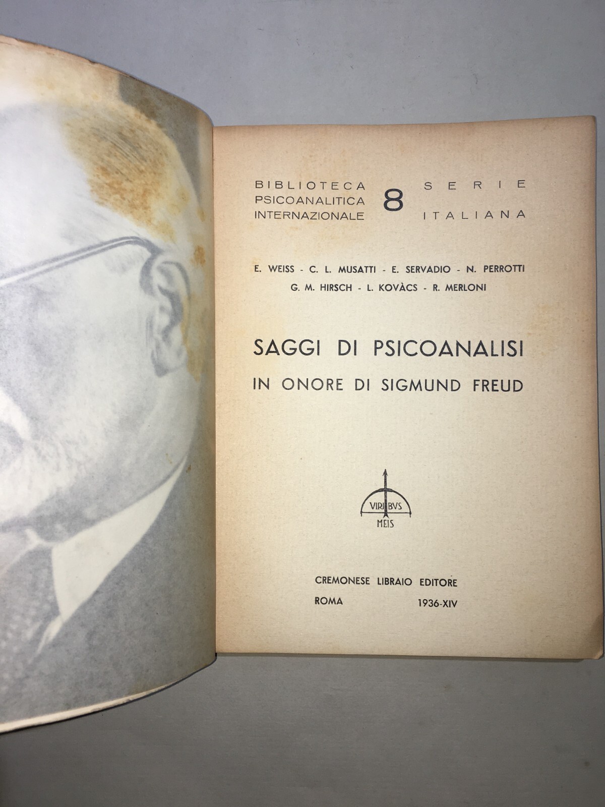 Saggi Di Psicoanalisi In Onore Di Sigmund Freud (1936)