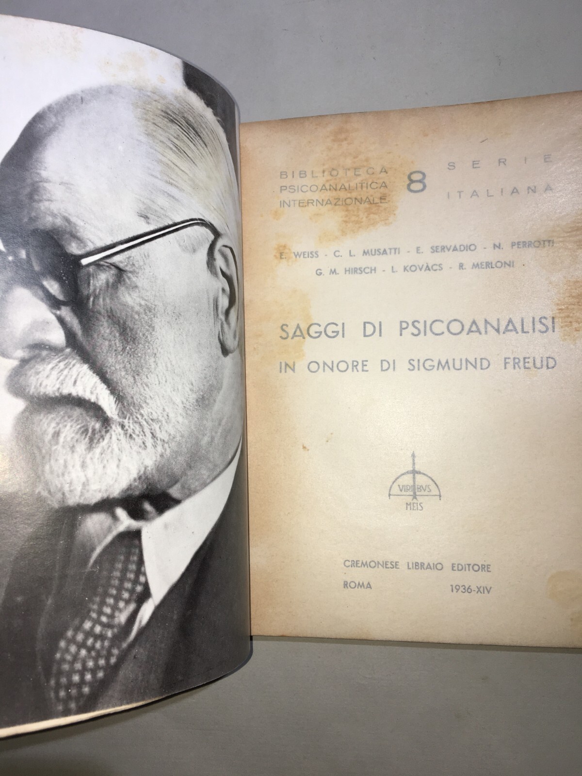 Saggi Di Psicoanalisi In Onore Di Sigmund Freud (1936)