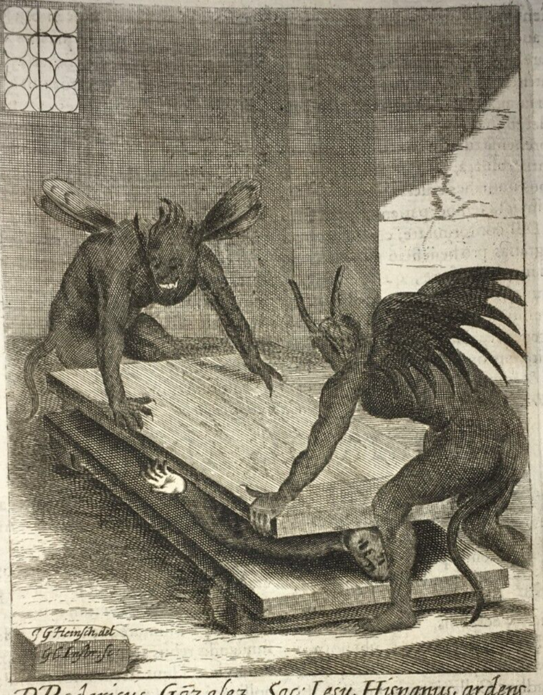 Gesuiti Illustri: Rodericus Gonzales, Spagna, Madrid. Antichissima Incisione Del XVII Secolo