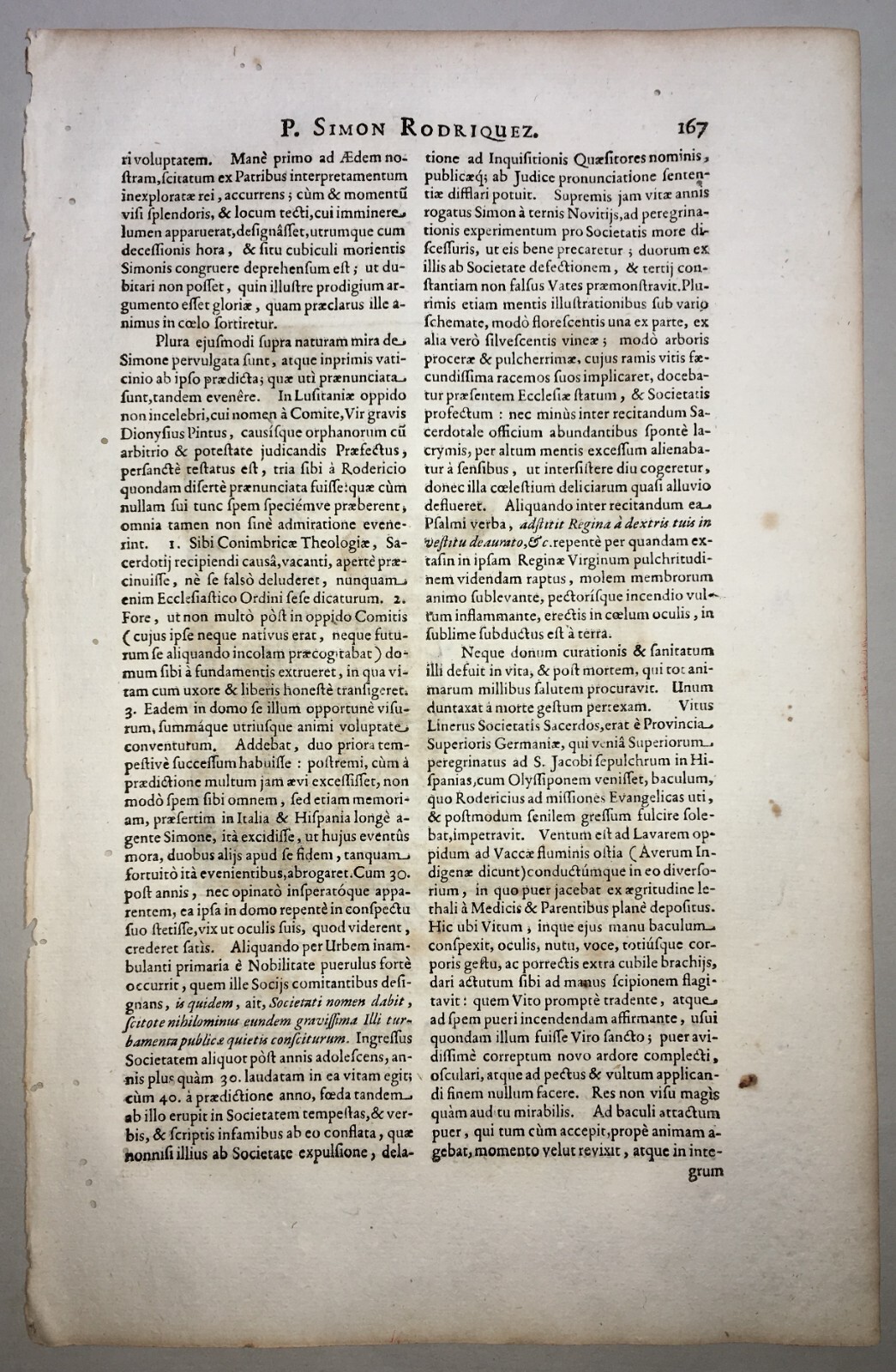 Gesuiti Illustri: Petrus Mascarenia, Portogallo. Antica Incisione, Artista Heinsch