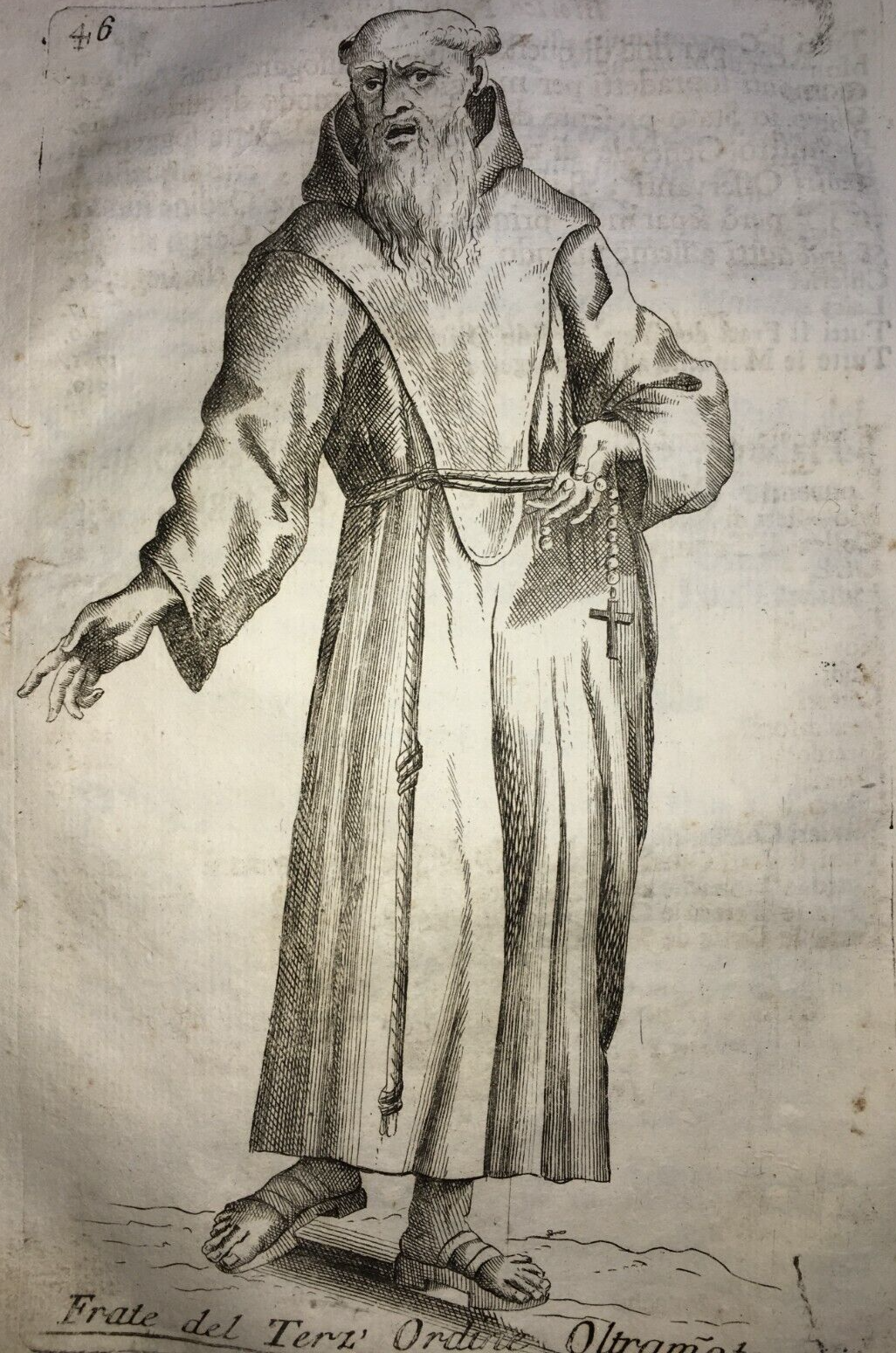 Costumi E Abiti Religiosi: Frate Del Terz'Ordine Ultramontano, XVIII Secolo