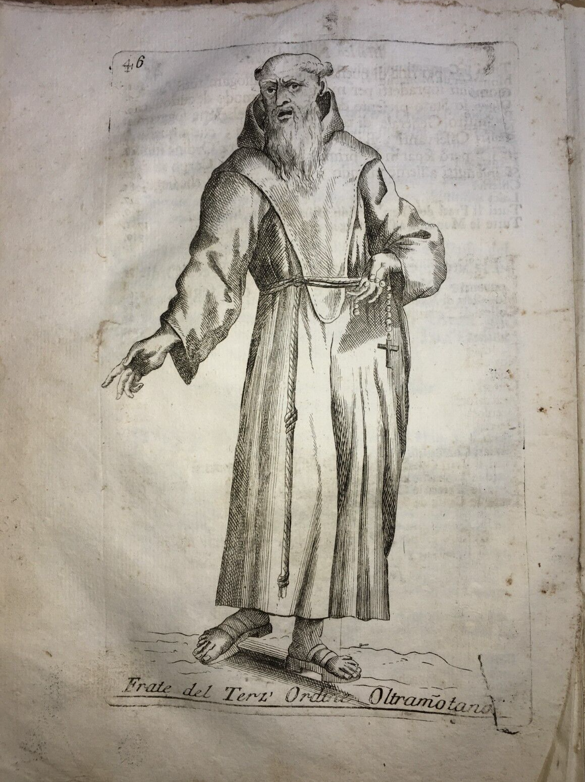 Costumi E Abiti Religiosi: Frate Del Terz'Ordine Ultramontano, XVIII Secolo
