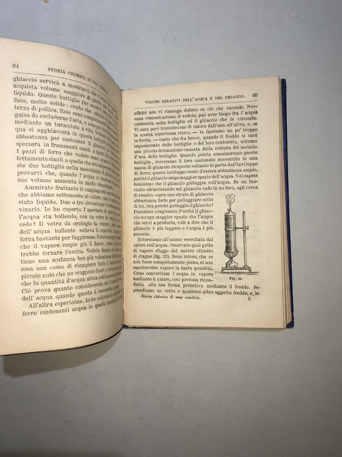 Scienze, Fisica, Chimica: Faraday, Antica Edizione "Storia Chimica Di Una Candela"   1872