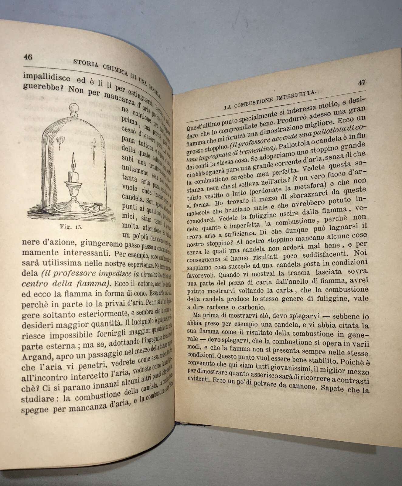 Scienze, Fisica, Chimica: Faraday, Antica Edizione "Storia Chimica Di Una Candela"   1872