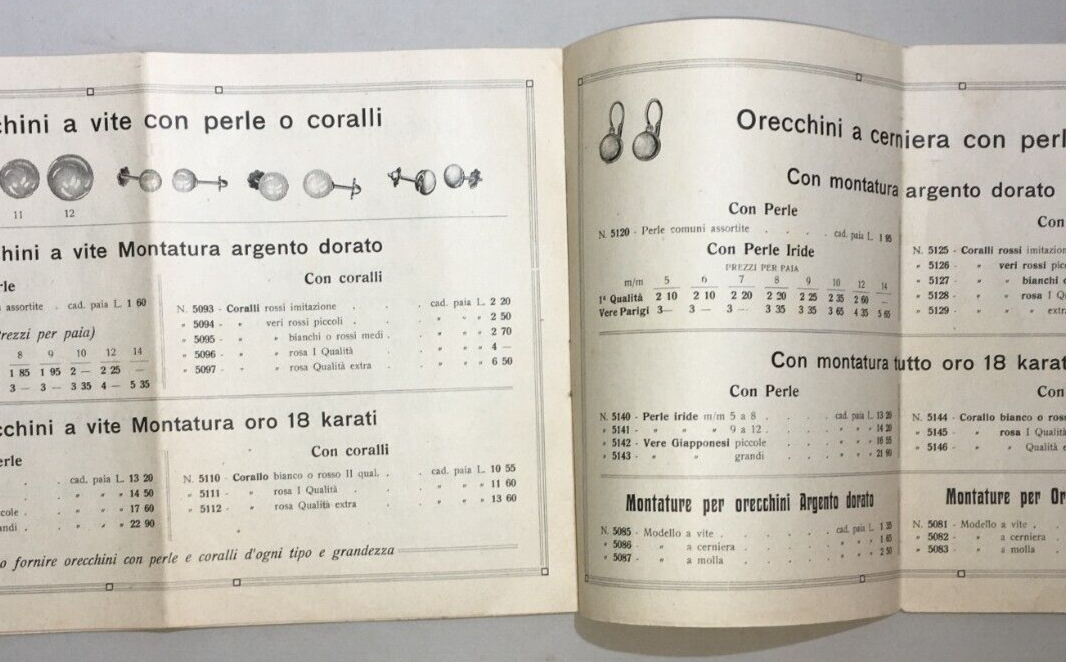 Oreficeria, Argenteria: Catalogo Pubblicitario Ghiglietti Perinetti, Torino, 1922