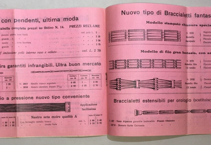 Oreficeria, Argenteria: Catalogo Pubblicitario Ghiglietti Perinetti, Torino, 1922