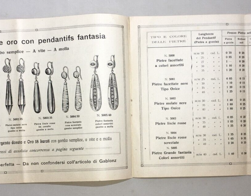 Oreficeria, Argenteria: Catalogo Pubblicitario Ghiglietti Perinetti, Torino, 1922