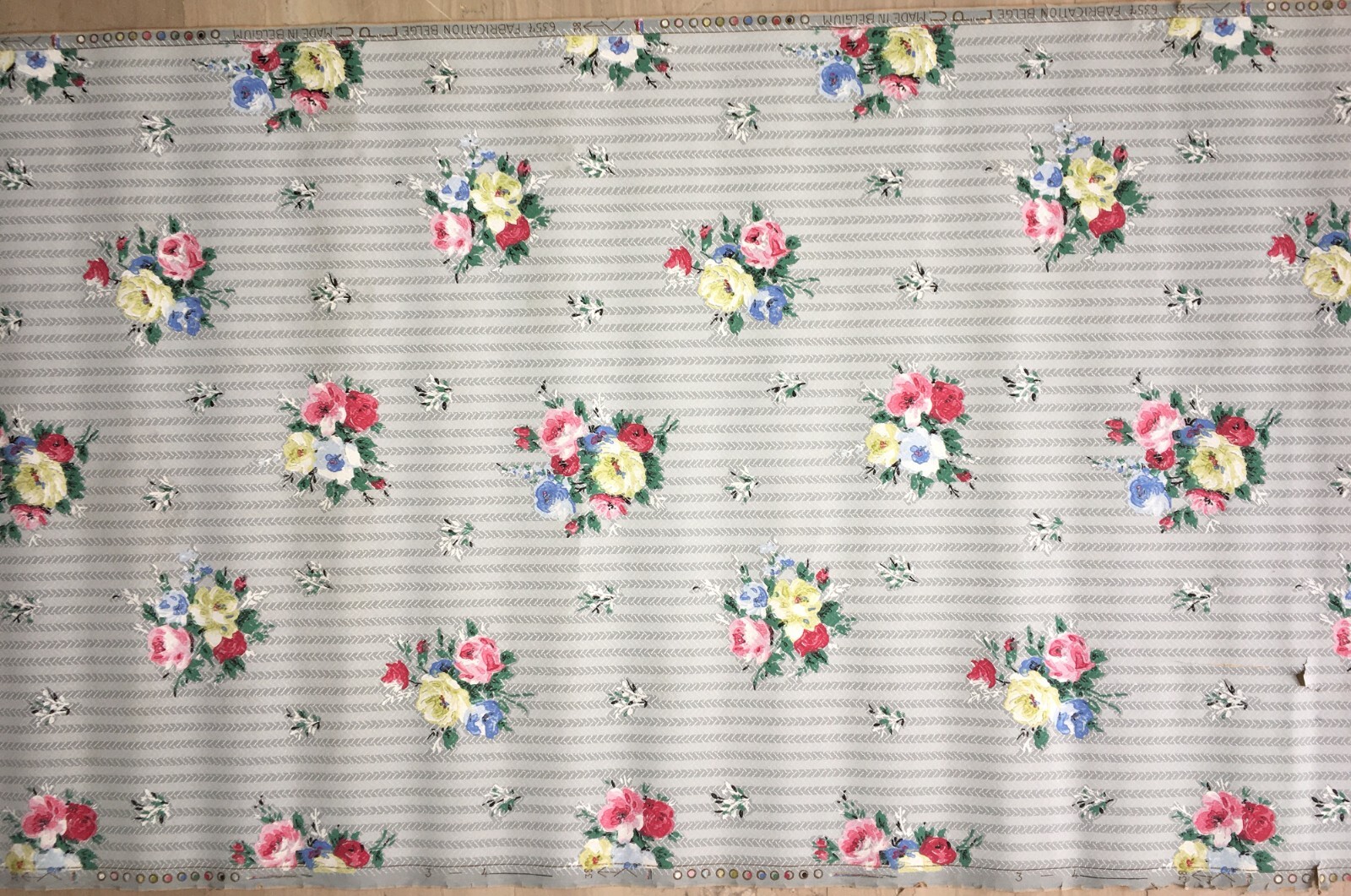 Arte E Decorazione, Carta Da Parato, Pochoir A Motivo Floreale, Belgio