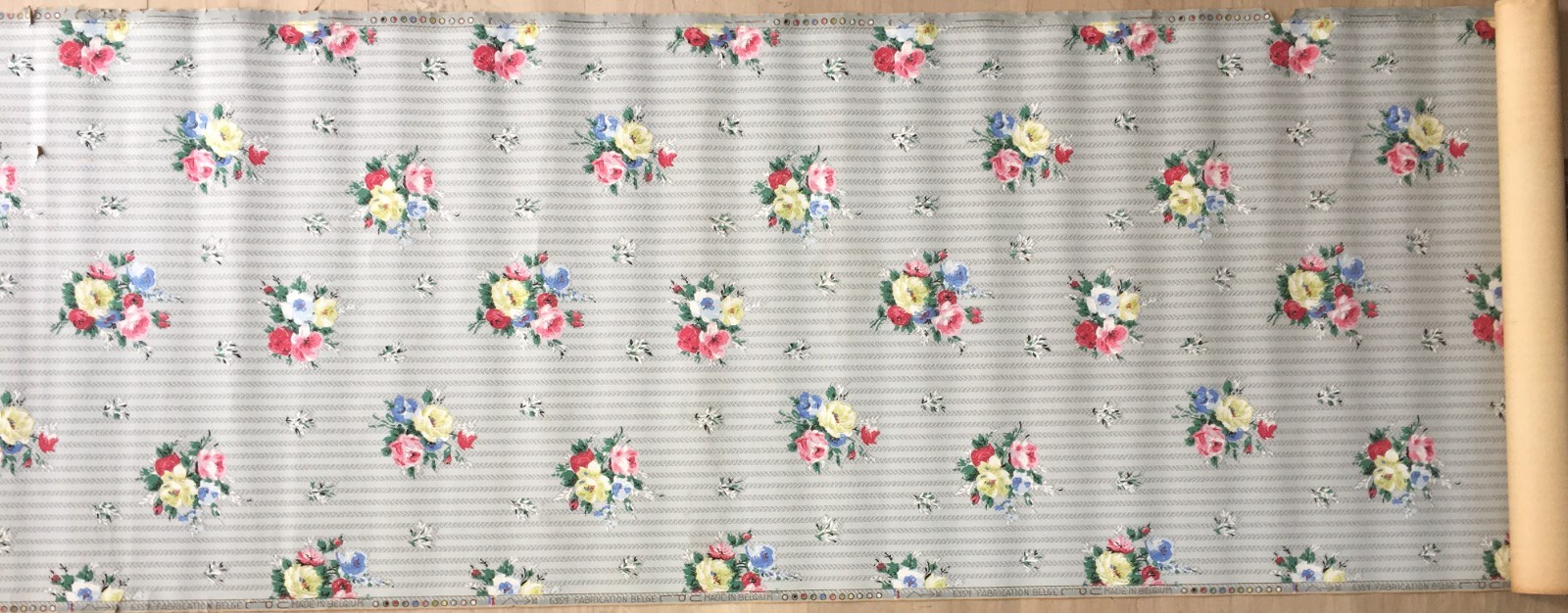 Arte E Decorazione, Carta Da Parato, Pochoir A Motivo Floreale, Belgio