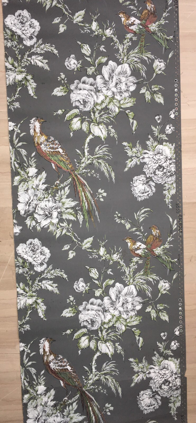 Arte E Decorazione: Carta Da Parato Pochoir Con Uccelli E Pappagalli
