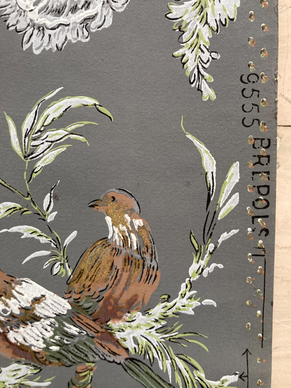Arte E Decorazione: Carta Da Parato Pochoir Con Uccelli E Farfalle, Brepols