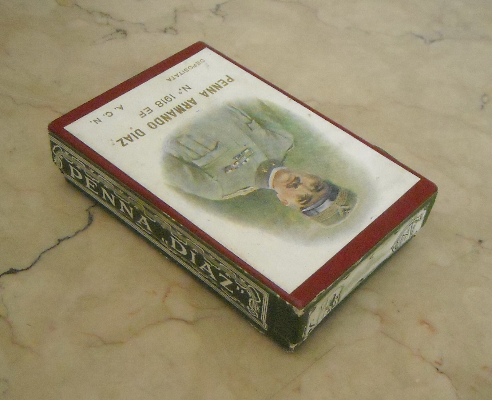 Scatola Per Pennini Penna Armando Diaz N. 1918 E.F.