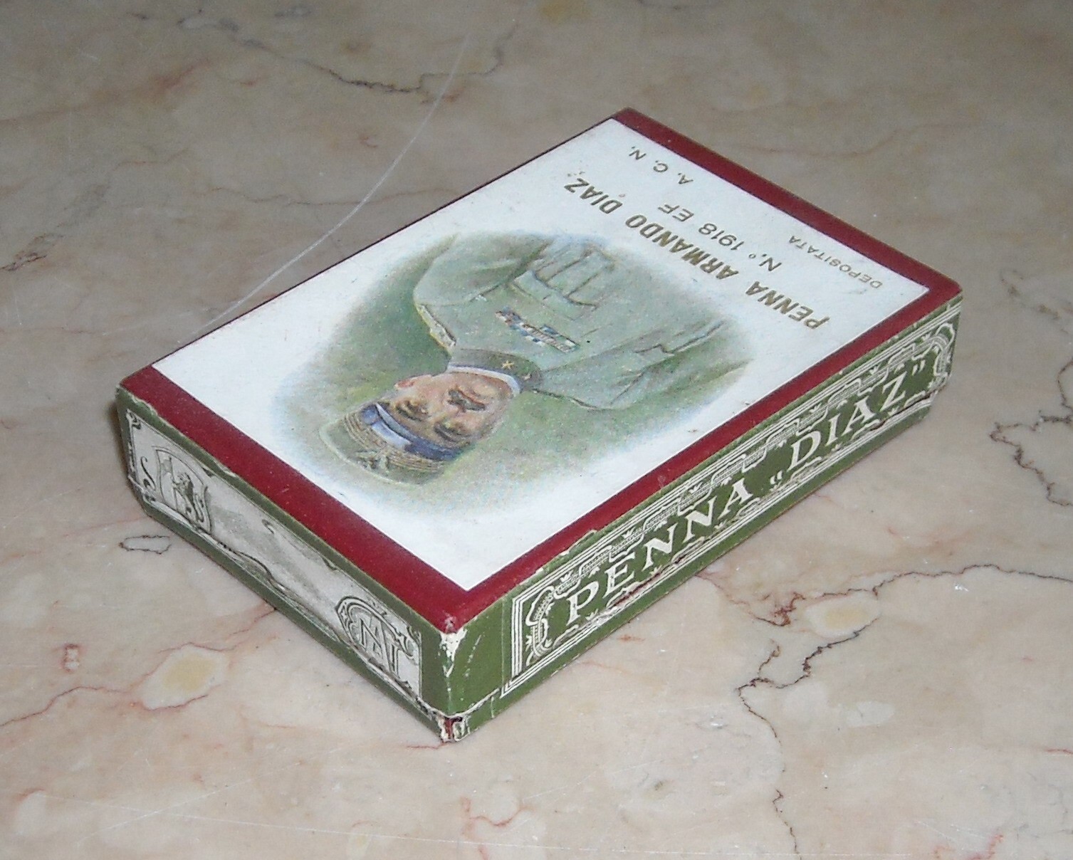 Scatola Per Pennini Penna Armando Diaz N. 1918 E.F.