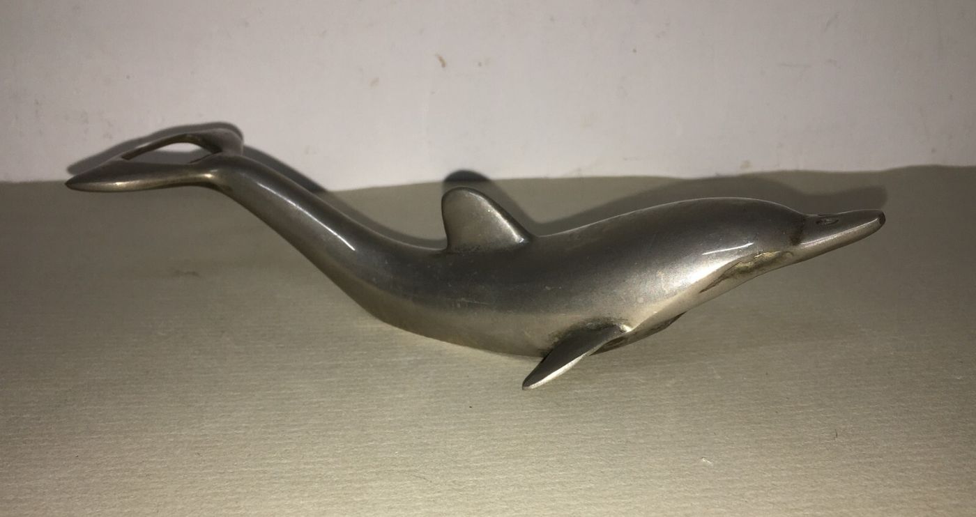 Pesce Delfino: Inusuale Apribottiglie, Oggetto Decorativo E Da Collezione