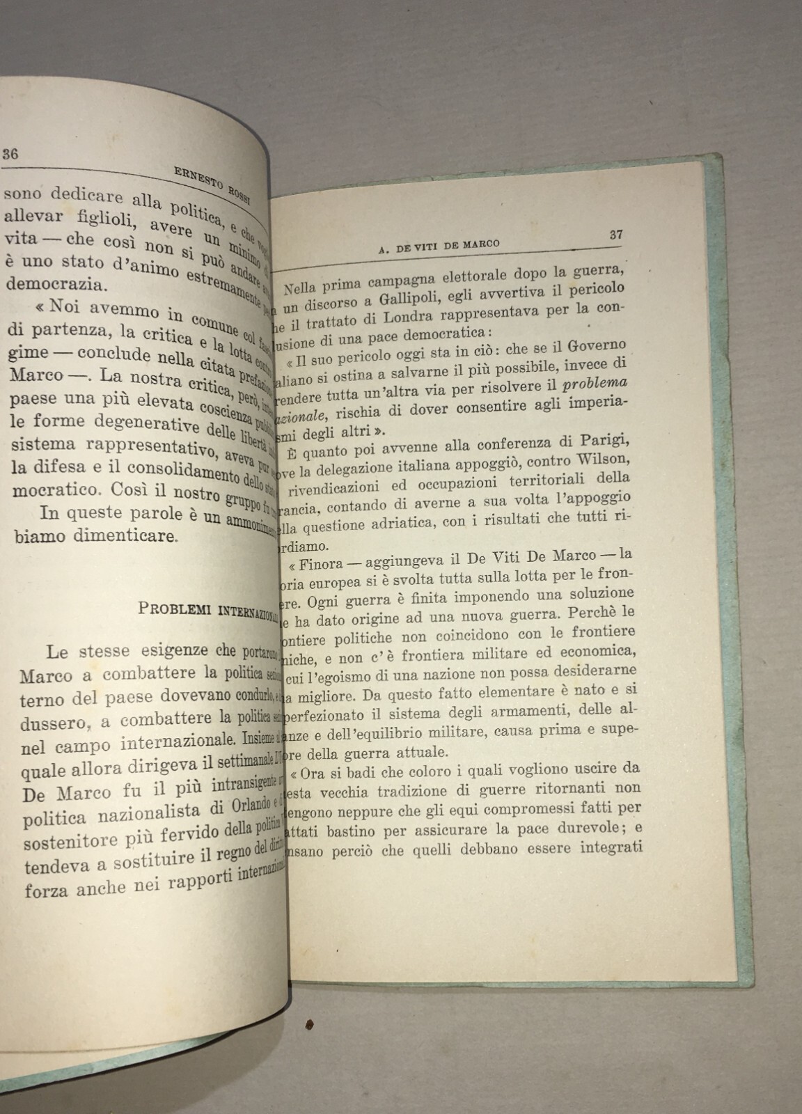 Puglia, Meridione, Meridionalismo: Antonio De Viti De Marco, Politica Ed Economia, 1948