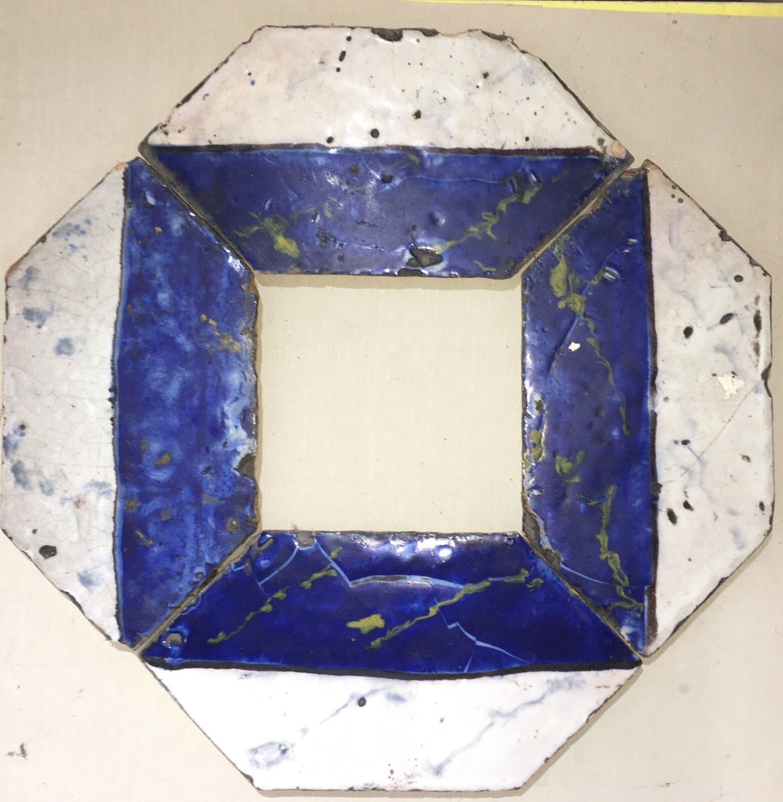 Ceramiche Da Collezione: Antiche Mattonelle Riggiole Napoletane Maurino Esagonali