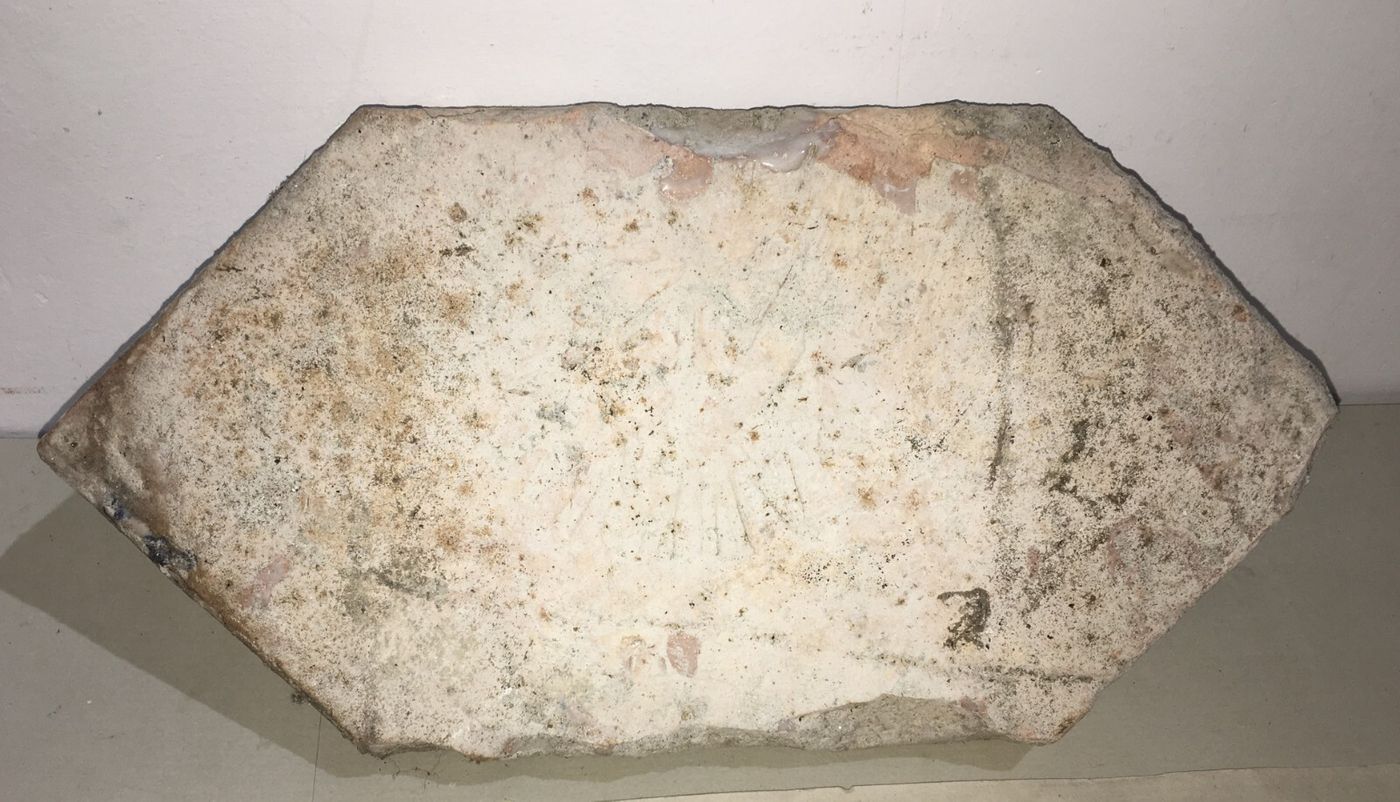 Ceramiche Da Collezione: Antiche Mattonelle Riggiole Napoletane Maurino Esagonali