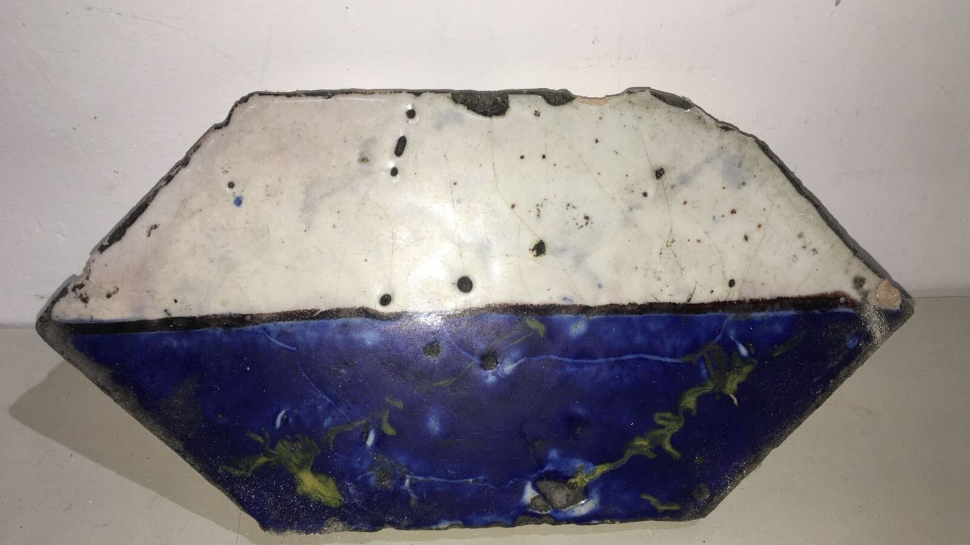 Ceramiche Da Collezione: Antiche Mattonelle Riggiole Napoletane Maurino Esagonali