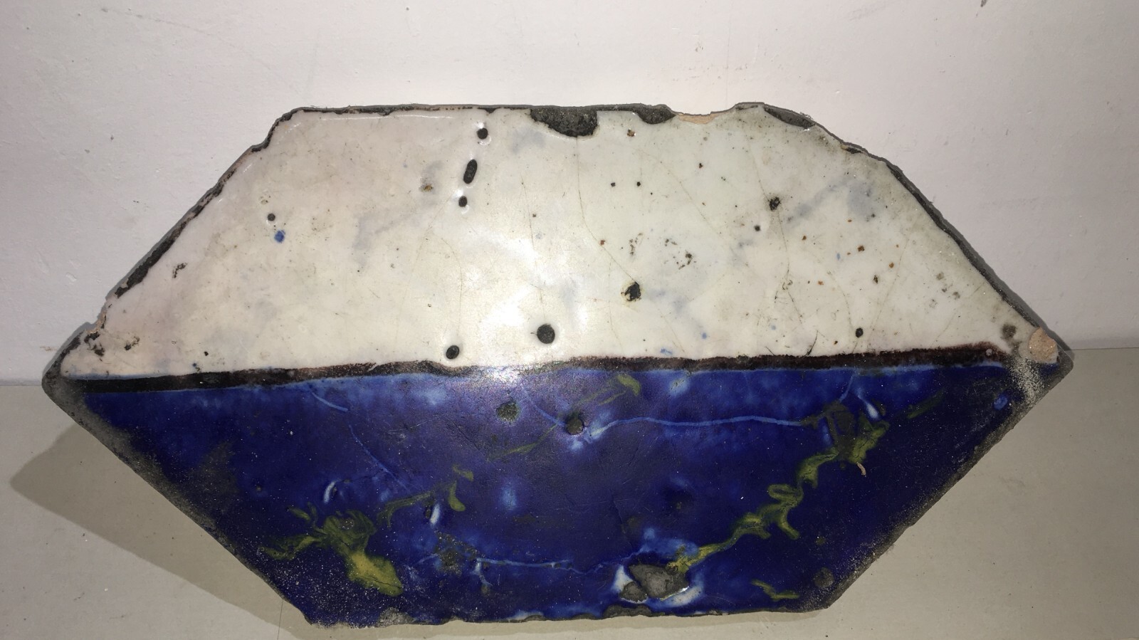 Ceramiche Da Collezione: Antiche Mattonelle Riggiole Napoletane Maurino Esagonali