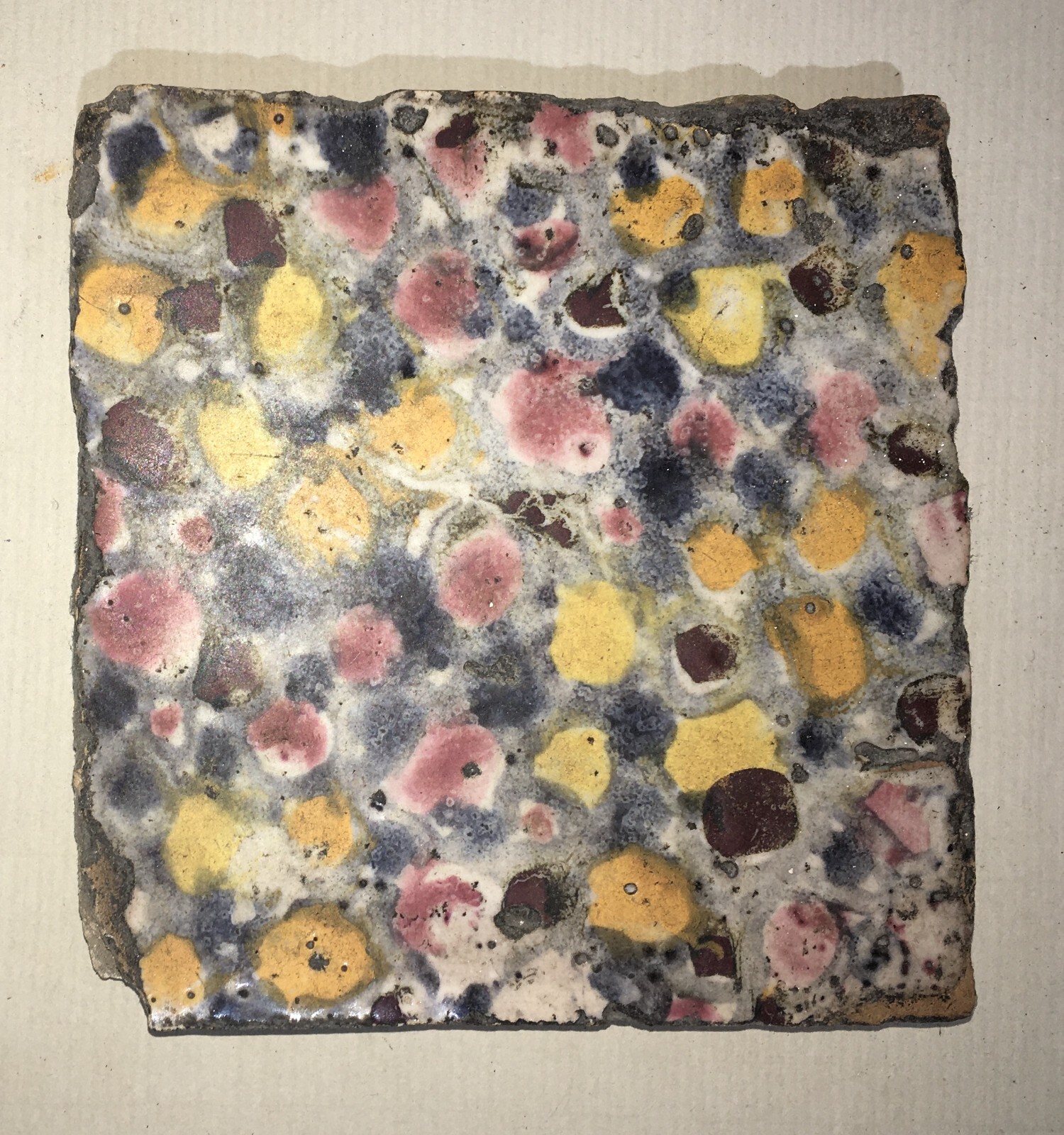 Ceramiche Da Collezione: Antiche Mattonelle Riggiole Napoletane Maurino Esagonali