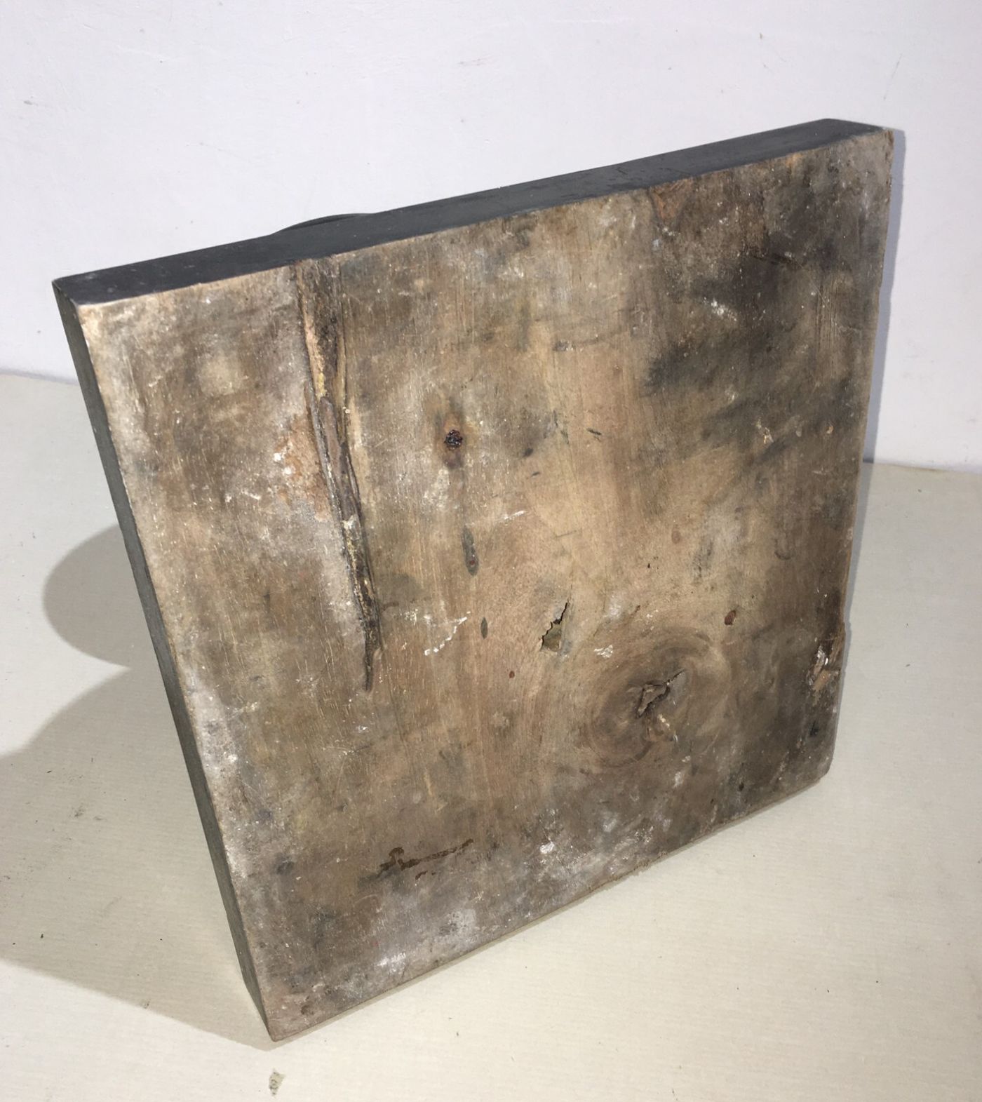 Base In Legno Tornito E Ebanizzato Per Sculture E Oggetti d'Arte