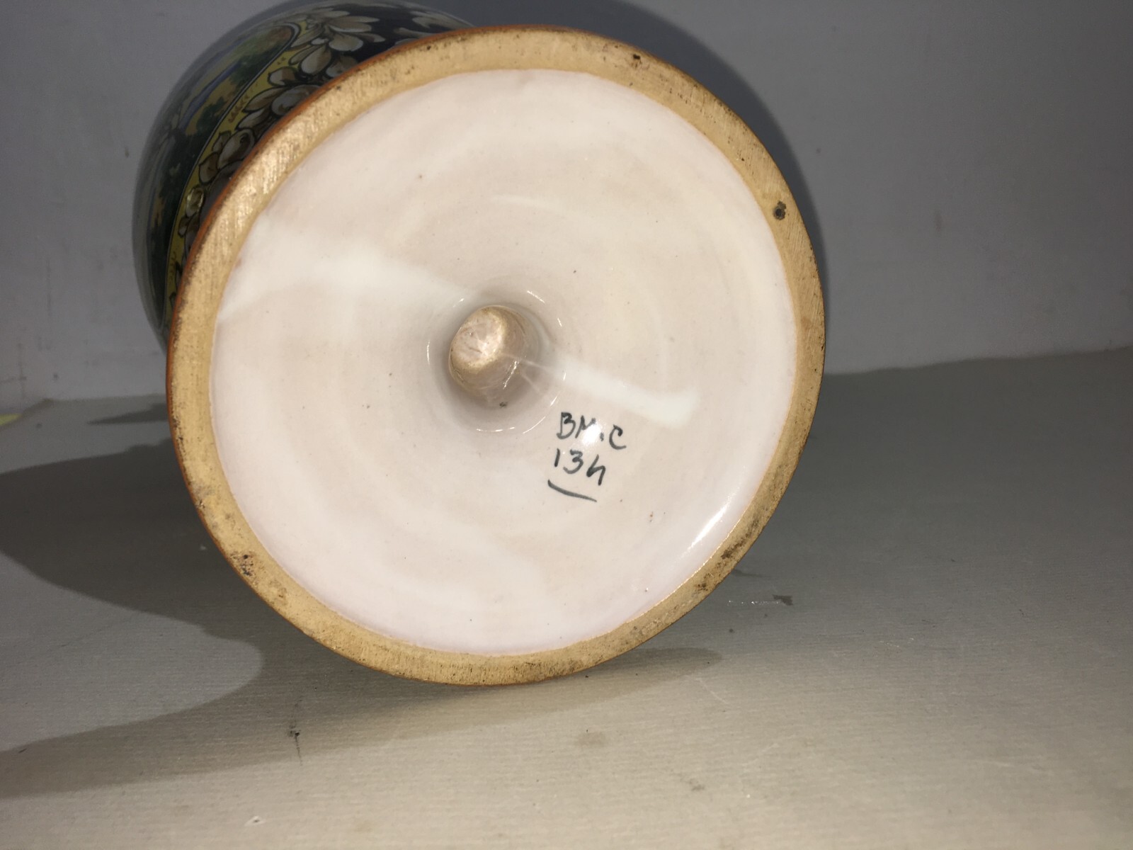 Ceramica Decorativa: Anfora Con Paesaggio E Angeli, Barraud Messeri (Bmc), Sesto Fiorentino