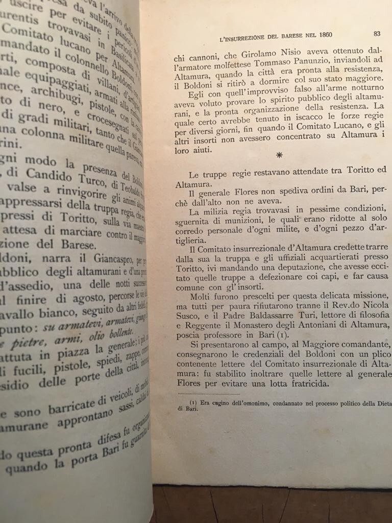Puglia   Bari   Risorgimento   Insurrezione Barese   Roppo   Anima Nova   1911