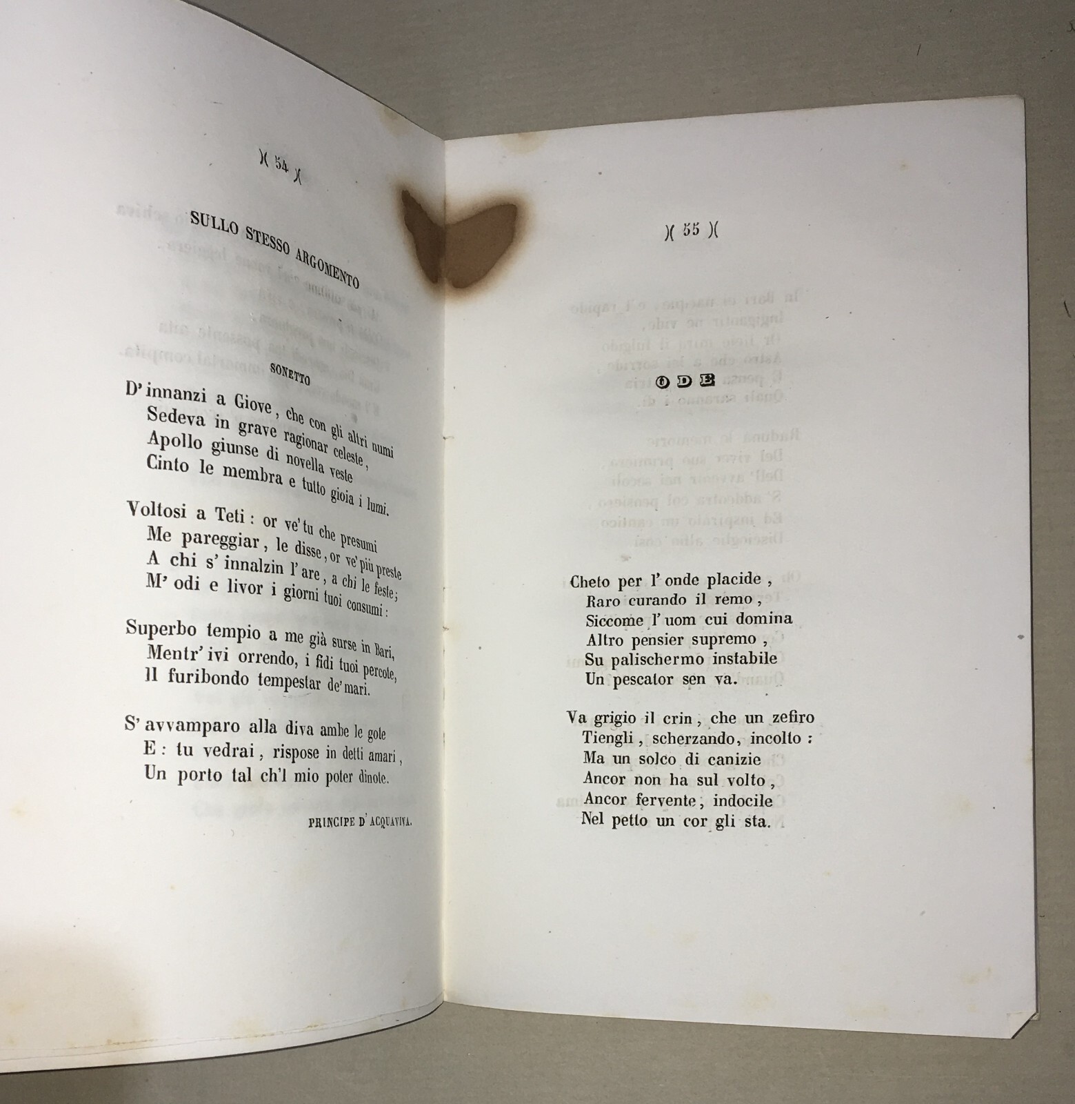 Puglia, Bari. Inaugurazione Del Porto: Discorsi E Poesie (1856)