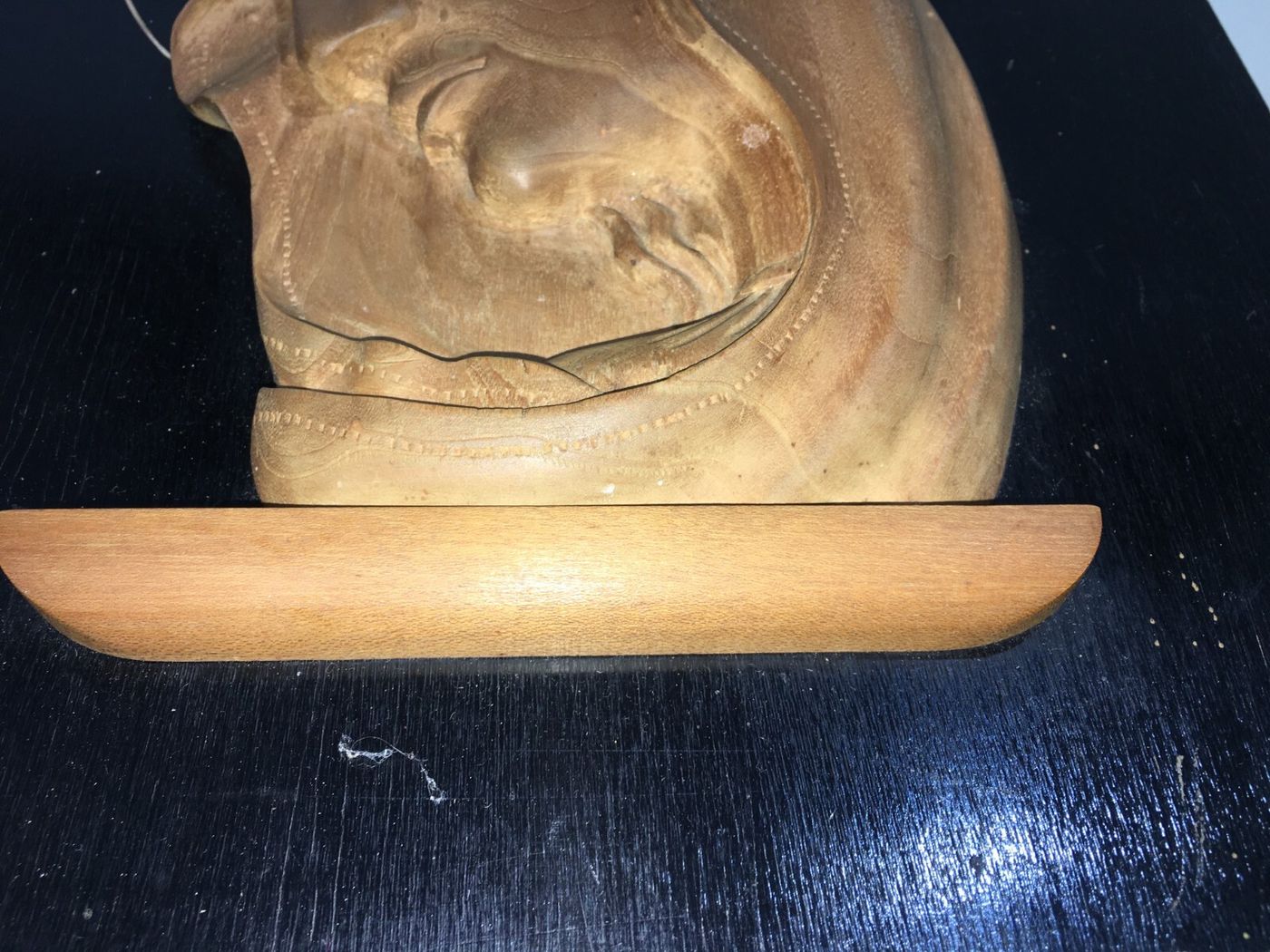 Arte Devozionale: Pannello Ligneo Con Madonna, Intaglio d'Epoca Decorativo