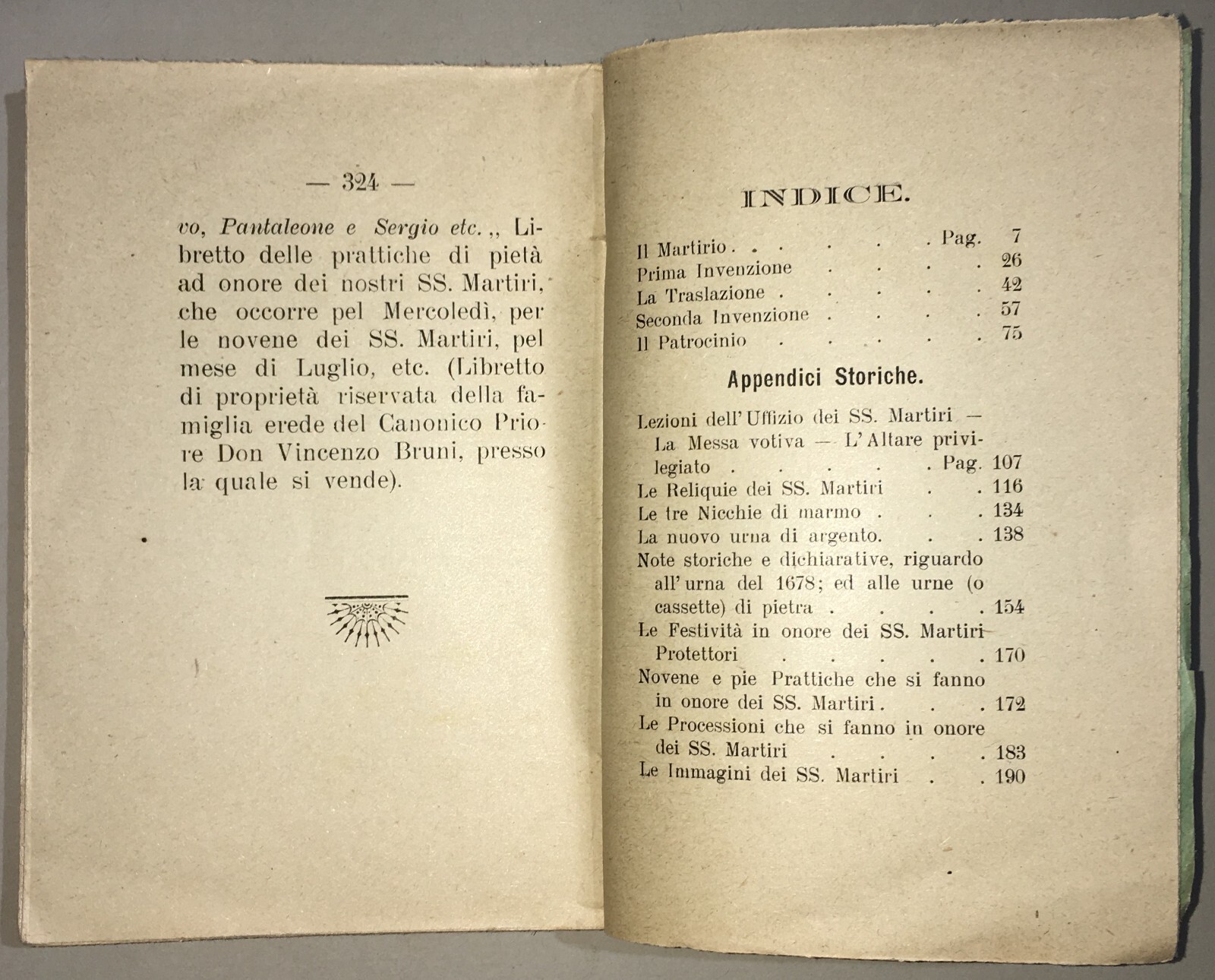 Puglia, Bisceglie, Santi Martiri, Todisco Grande, La Notte: Chiese E Santuari, 1924