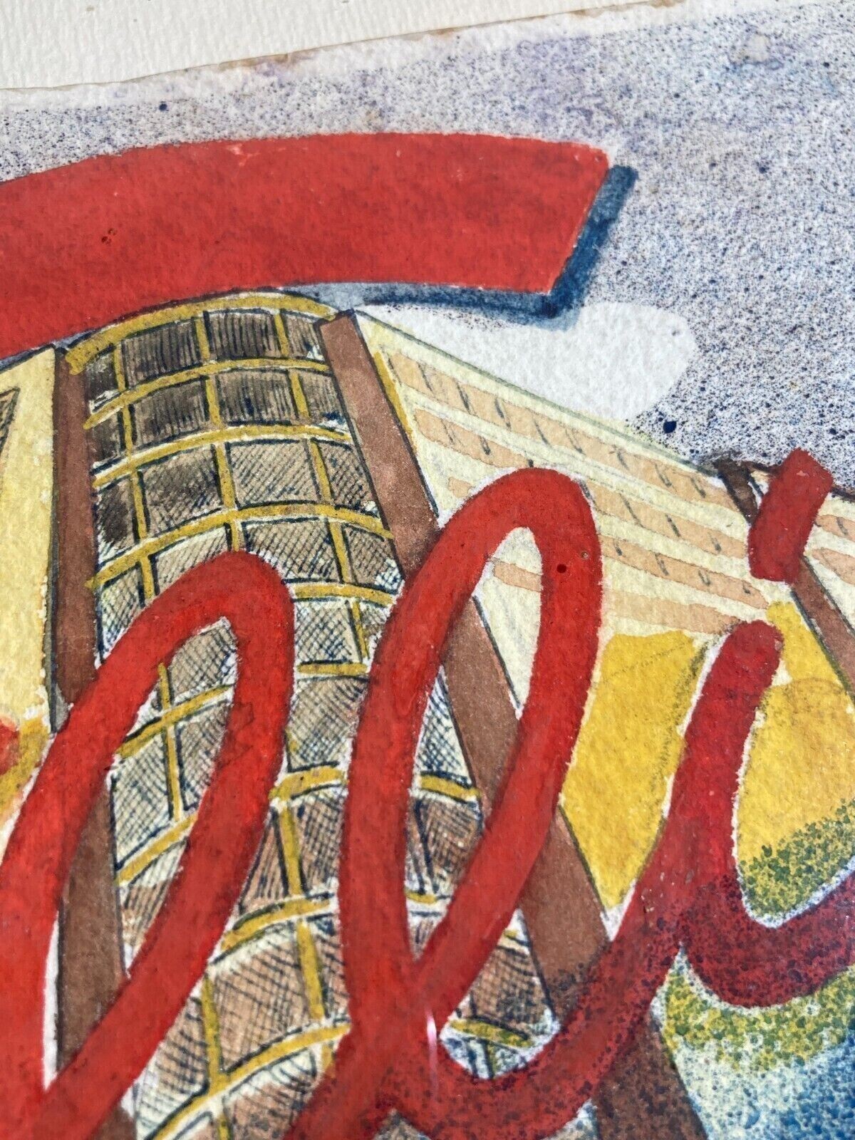 Grilli   Stazione Di Servizio   Automobili   Super Garage   Artistica Pubblicitaria   Rara