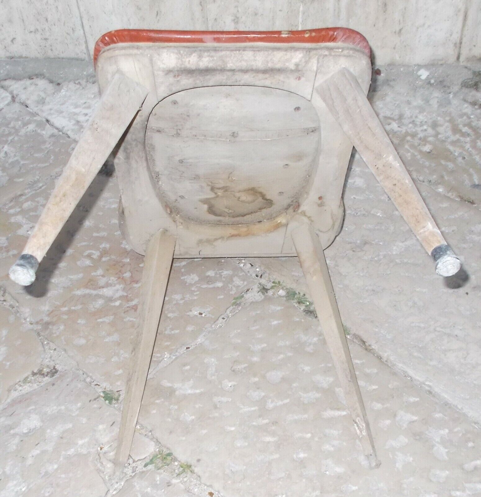 Sedia Di Design Anni '50 In Legno Curvato