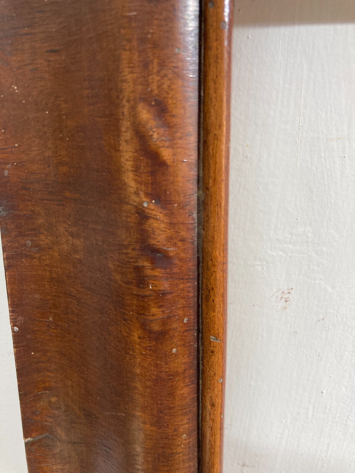 Antica Cornice In Legno Impiallacciato Per Dipinti E Stampe