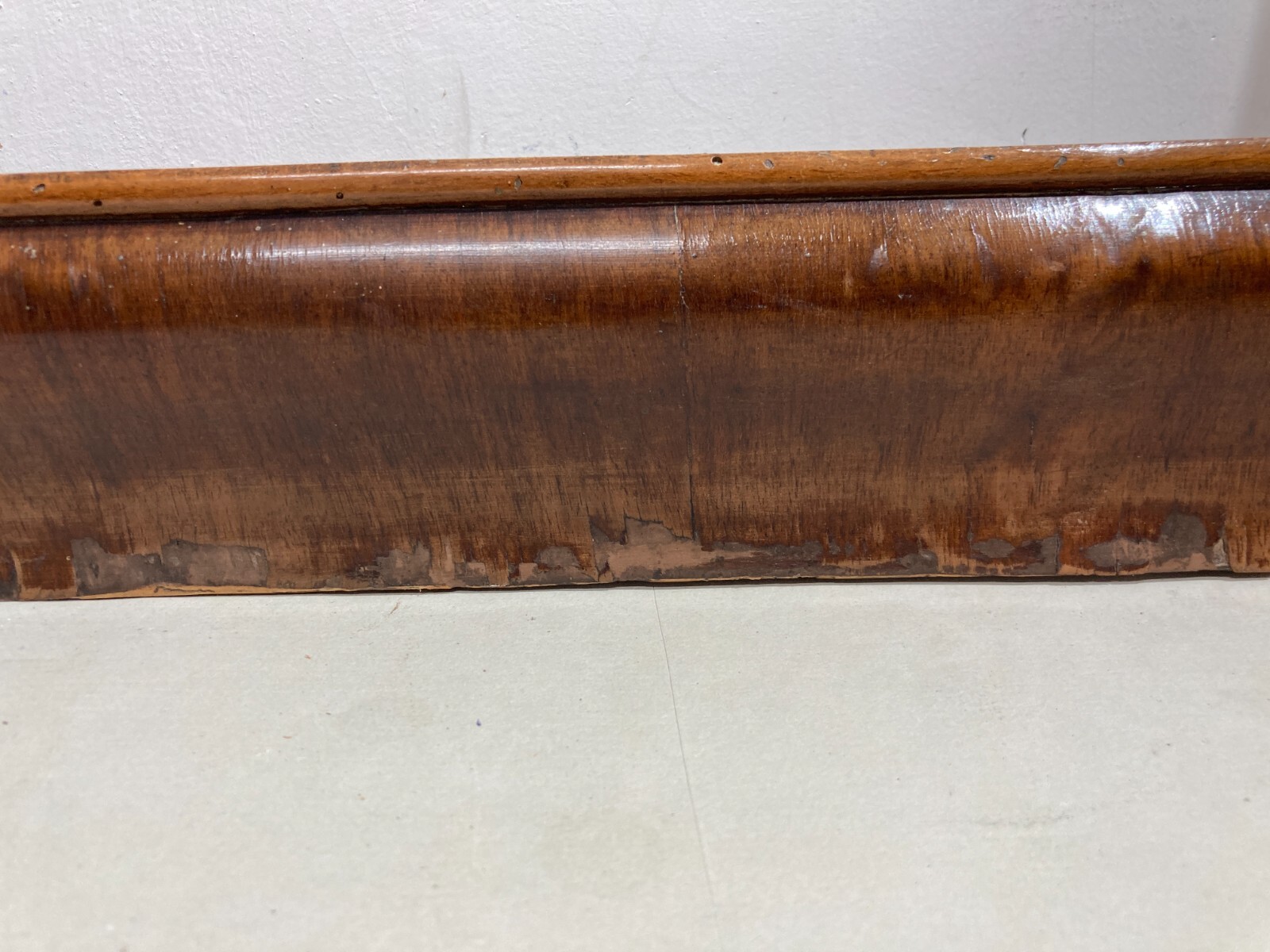 Antica Cornice In Legno Impiallacciato Per Dipinti E Stampe