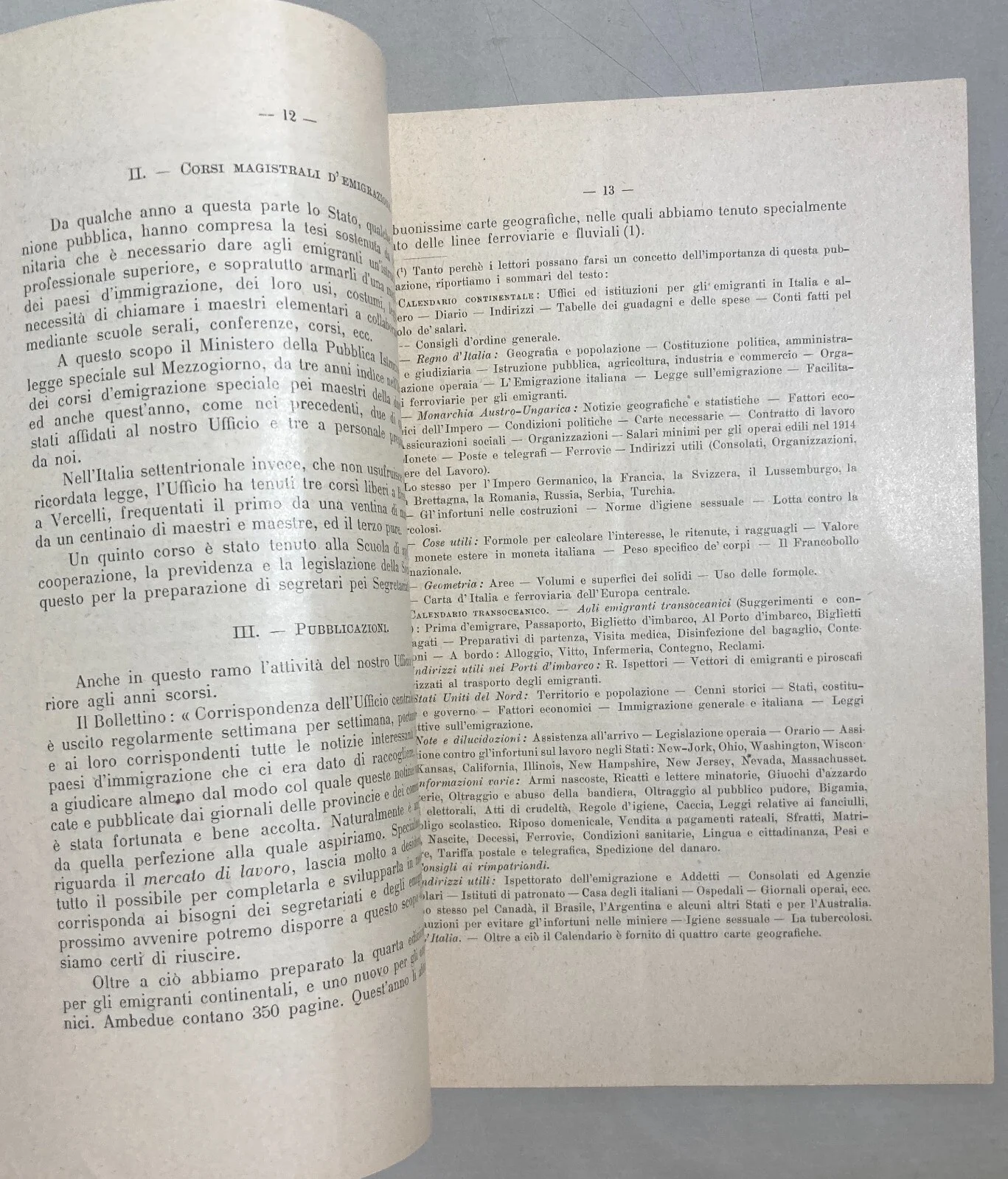 Società Umanitaria Milano: L'Opera della Società Umanitaria nell'Anno 1913