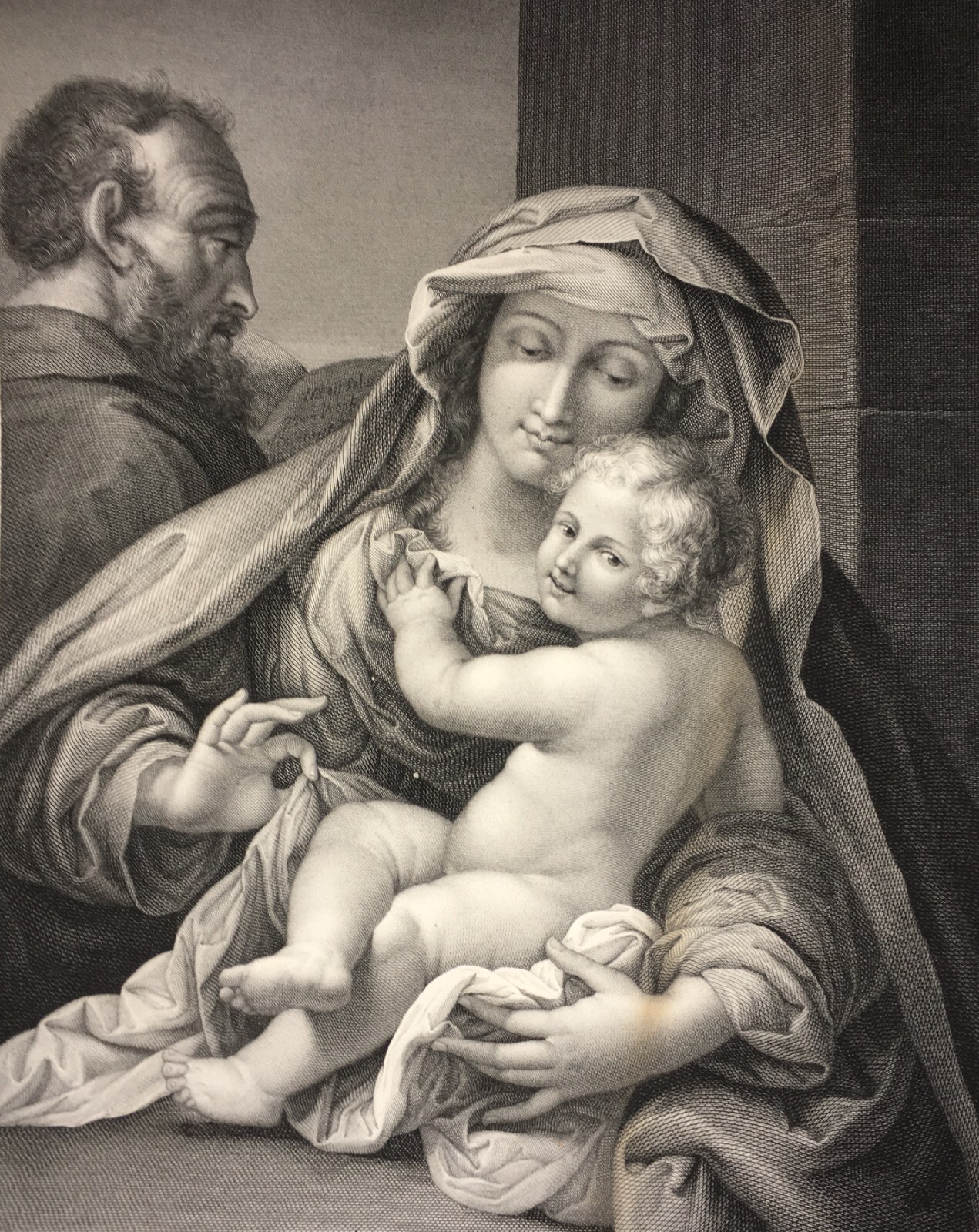 Sacra Famiglia. Andrea Sacchi, Caterina Piotti Pirola, Savoia, XIX Secolo