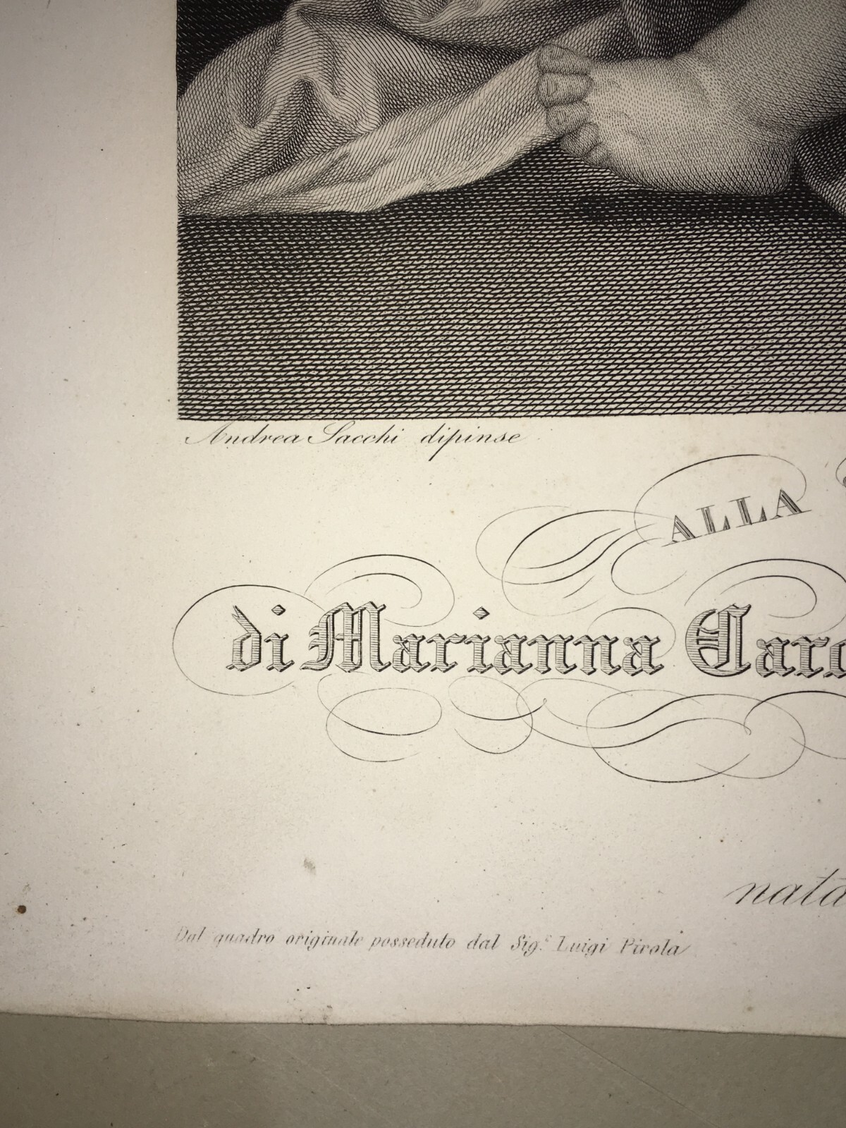 Sacra Famiglia. Andrea Sacchi, Caterina Piotti Pirola, Savoia, XIX Secolo