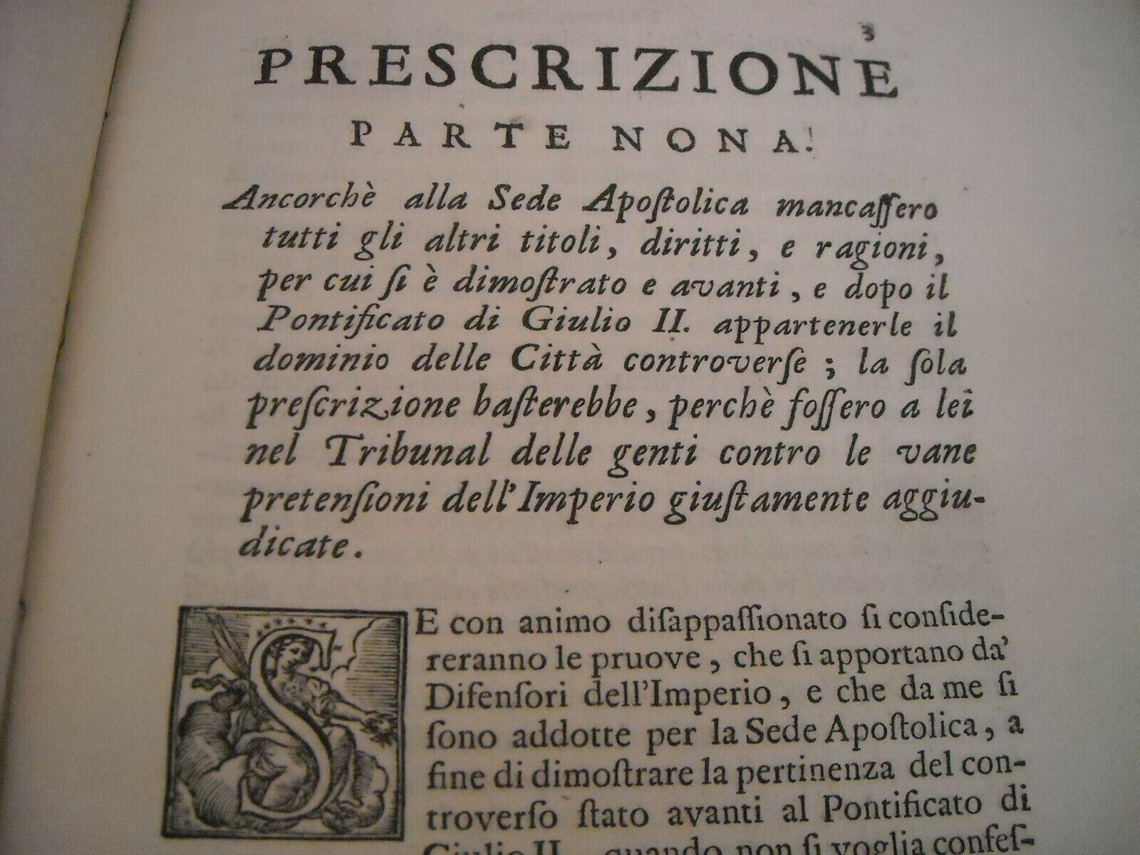 Emilia, Parma, Piacenza: Atti Di Dominio Dei Romani Pontefici Giulio II, Matilde, Fano 1741