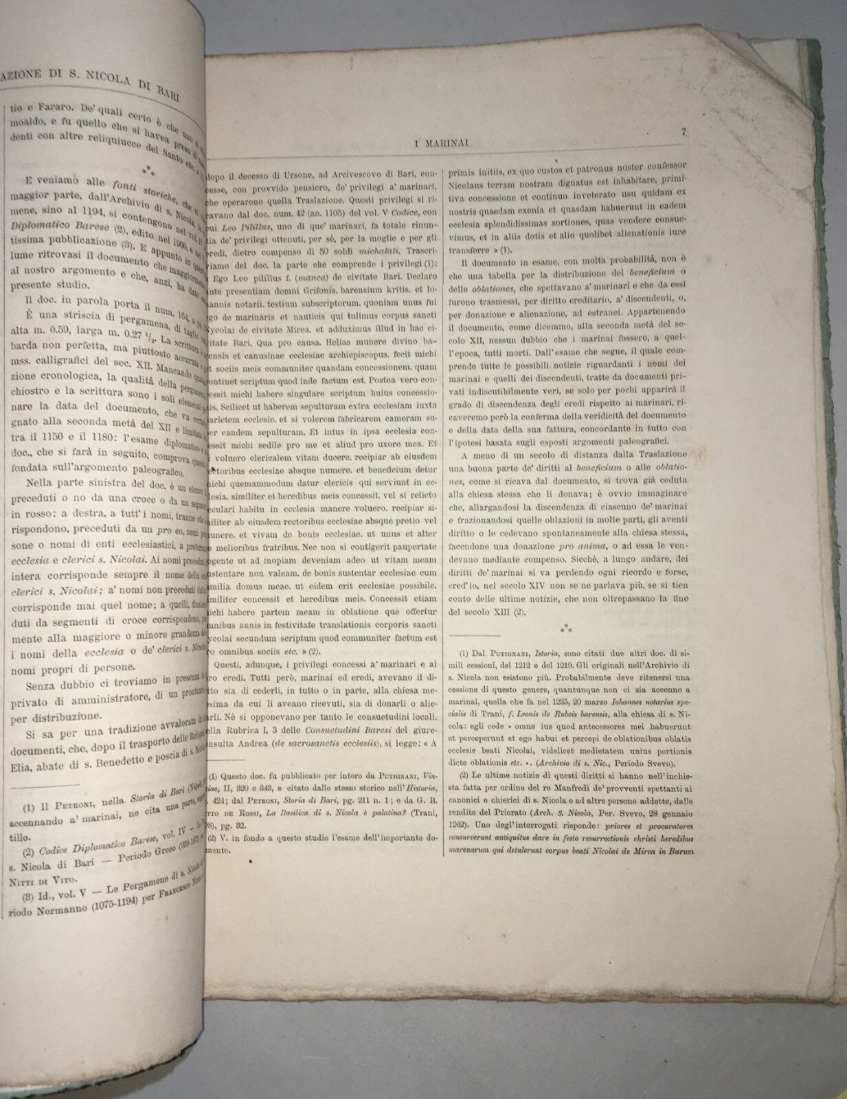 Puglia   Traslazione Di San Nicola   I Marinai   Antica Edizione   Francesco Nitti   1902
