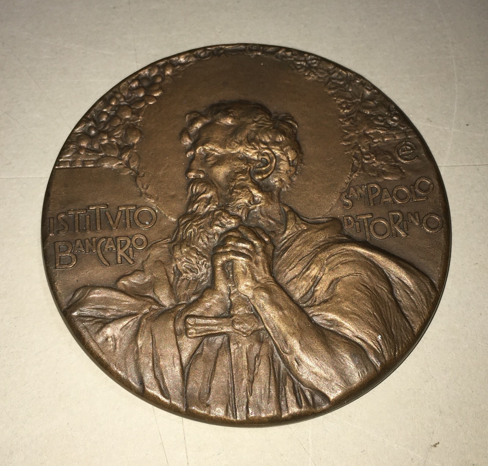 Medaglia Quarto Centenario Istituto Bancario San Paolo Di Torino (1963)