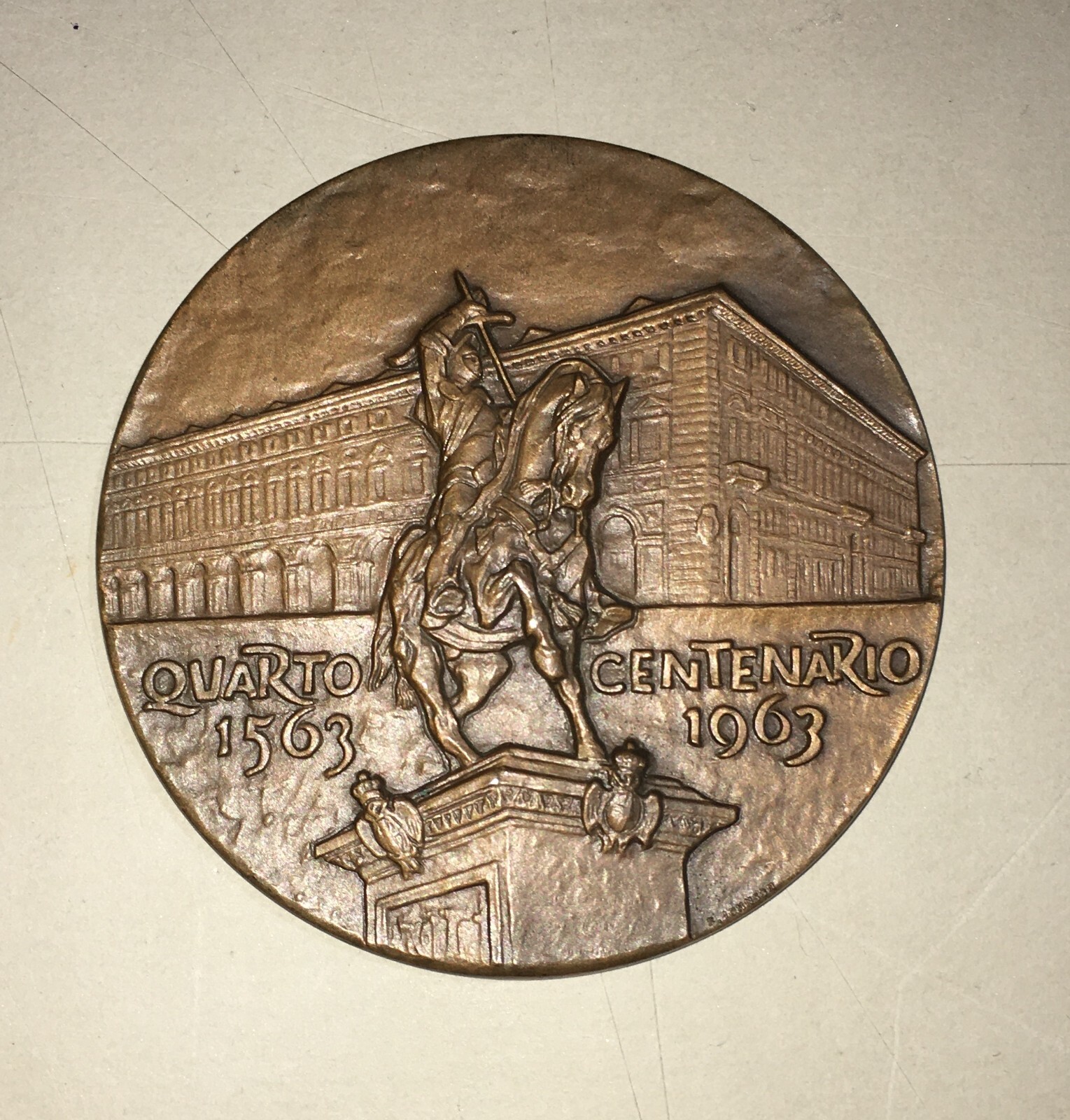 Medaglia Quarto Centenario Istituto Bancario San Paolo Di Torino (1963)