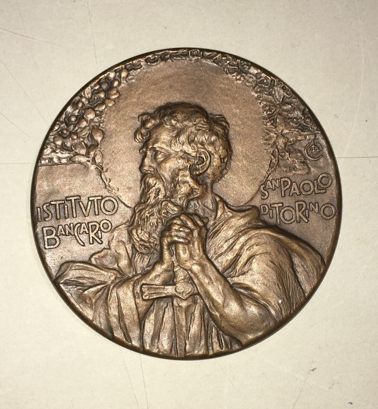 Medaglia Quarto Centenario Istituto Bancario San Paolo Di Torino (1963)