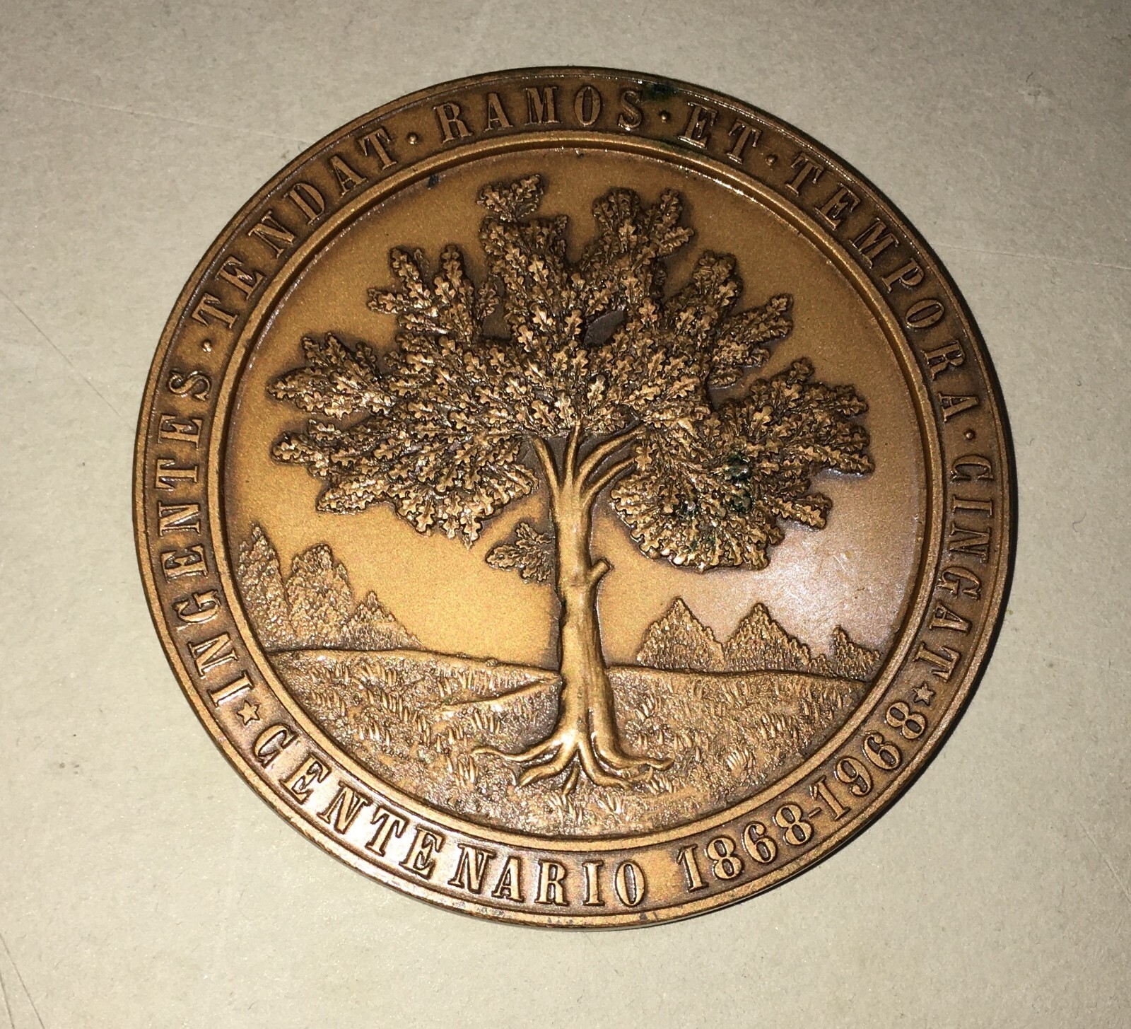 Toscana, Firenze: Collegio Alla Quercia, Medaglia Commemorativa Del Centenario, 1968