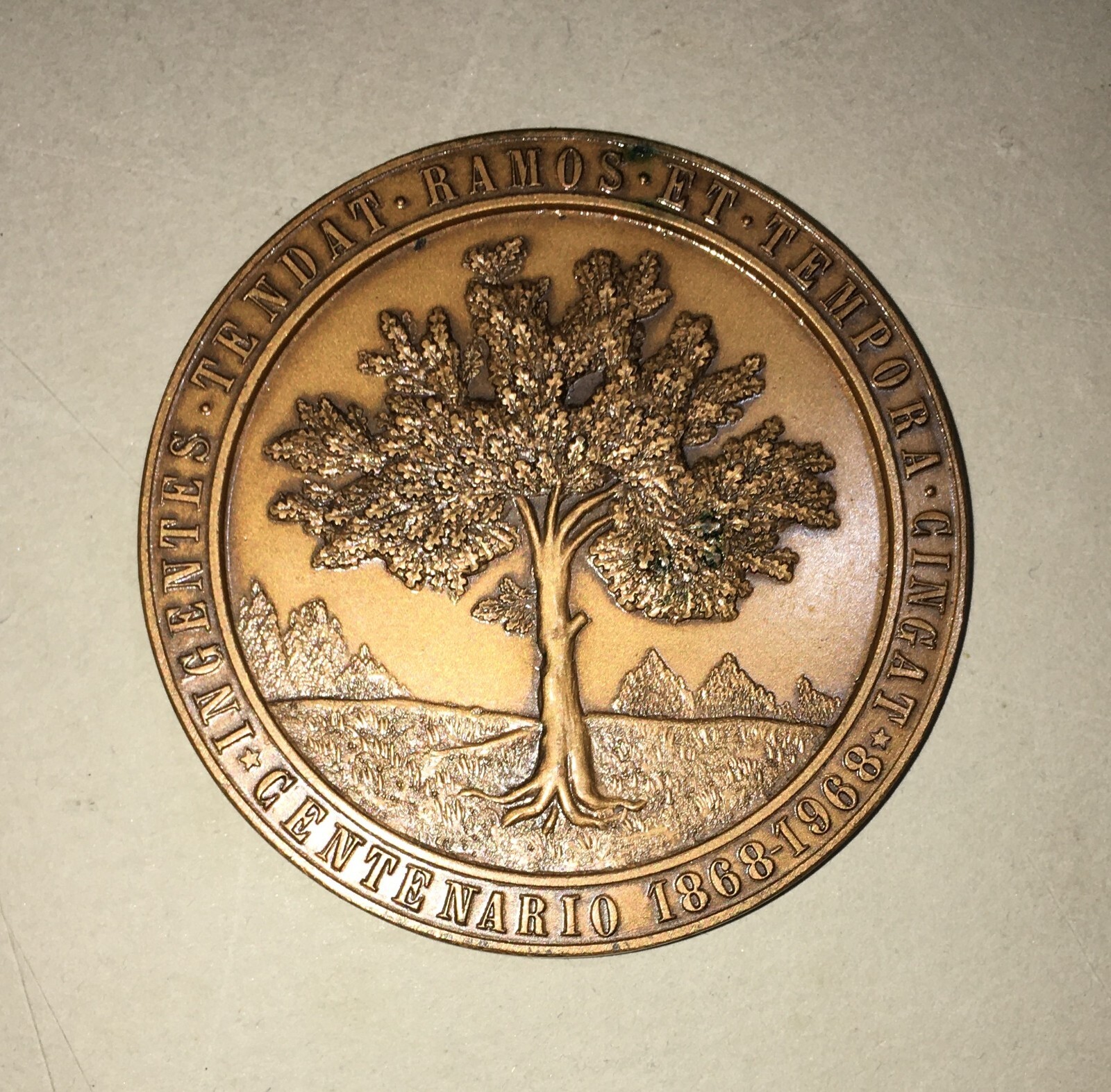 Toscana, Firenze: Collegio Alla Quercia, Medaglia Commemorativa Del Centenario, 1968
