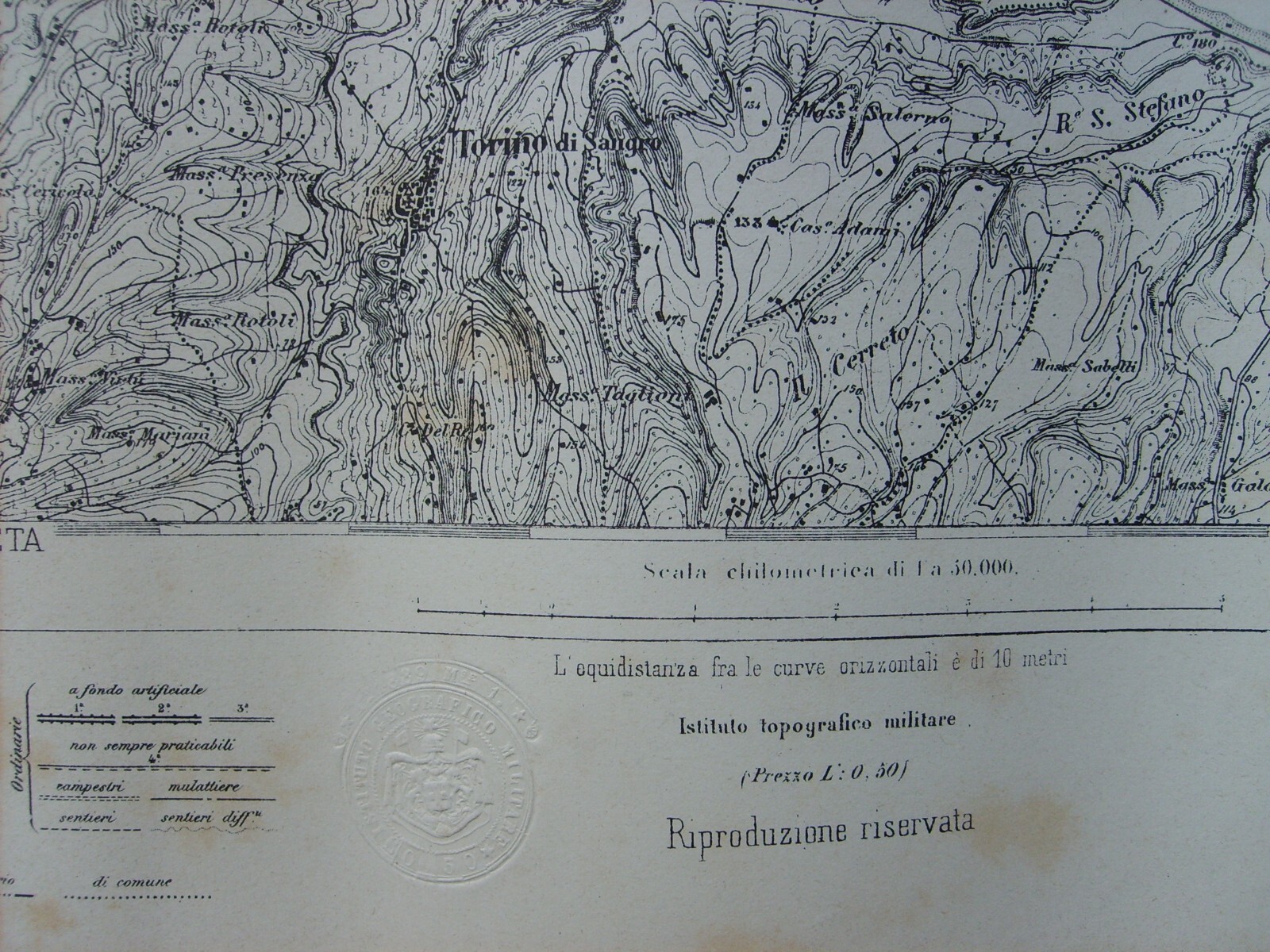 Abruzzo, Chieti, Torino Di Sangro, Fossacesia, Rocca S. Giovanni. Antica Topografia.