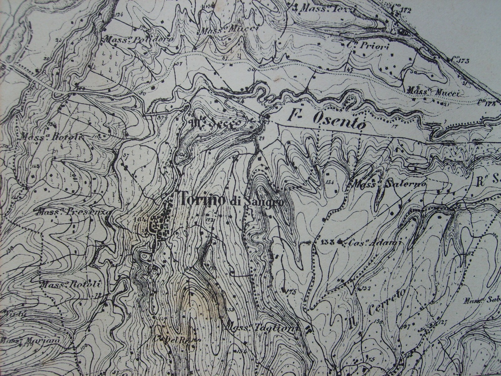 Abruzzo, Chieti, Torino Di Sangro, Fossacesia, Rocca S. Giovanni. Antica Topografia.