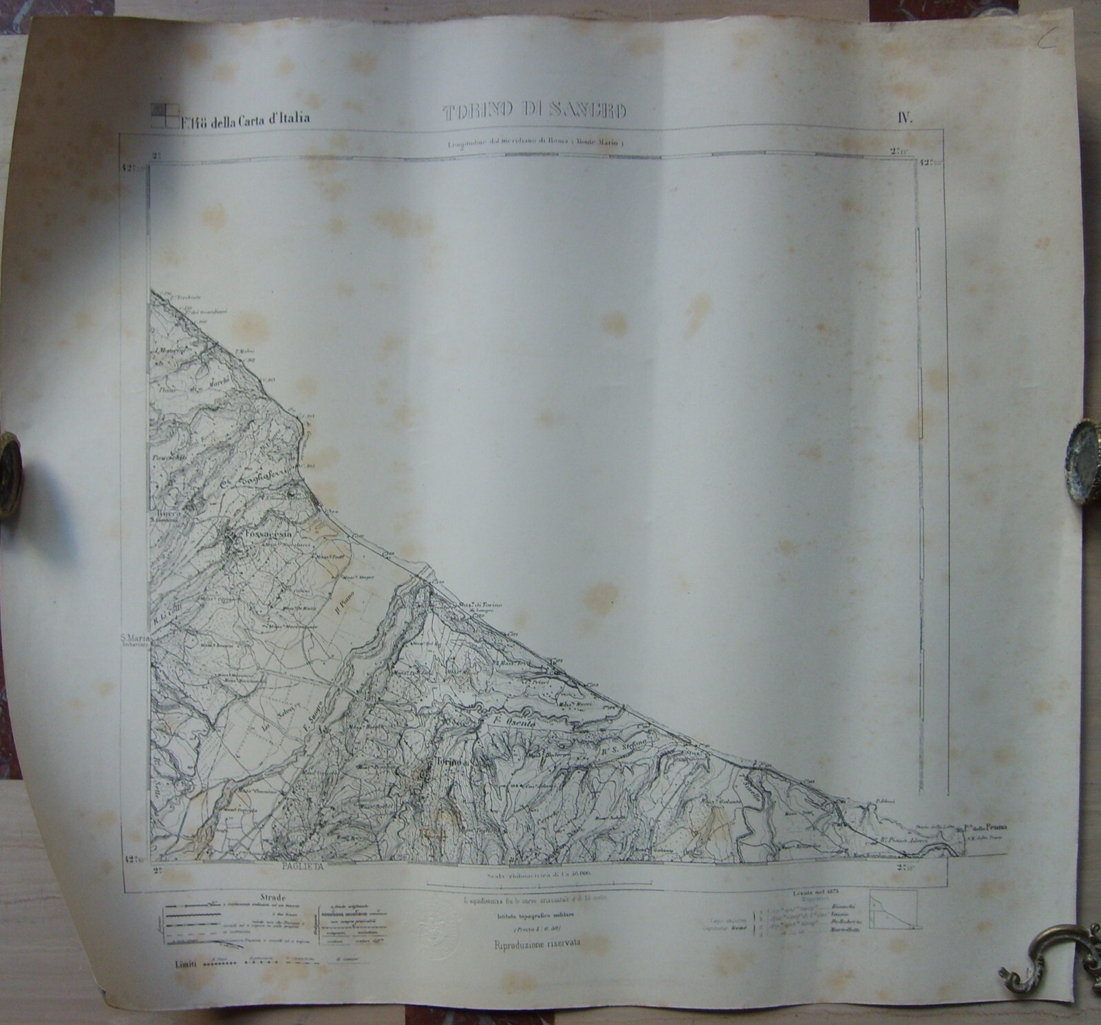 Abruzzo, Chieti, Torino Di Sangro, Fossacesia, Rocca S. Giovanni. Antica Topografia.