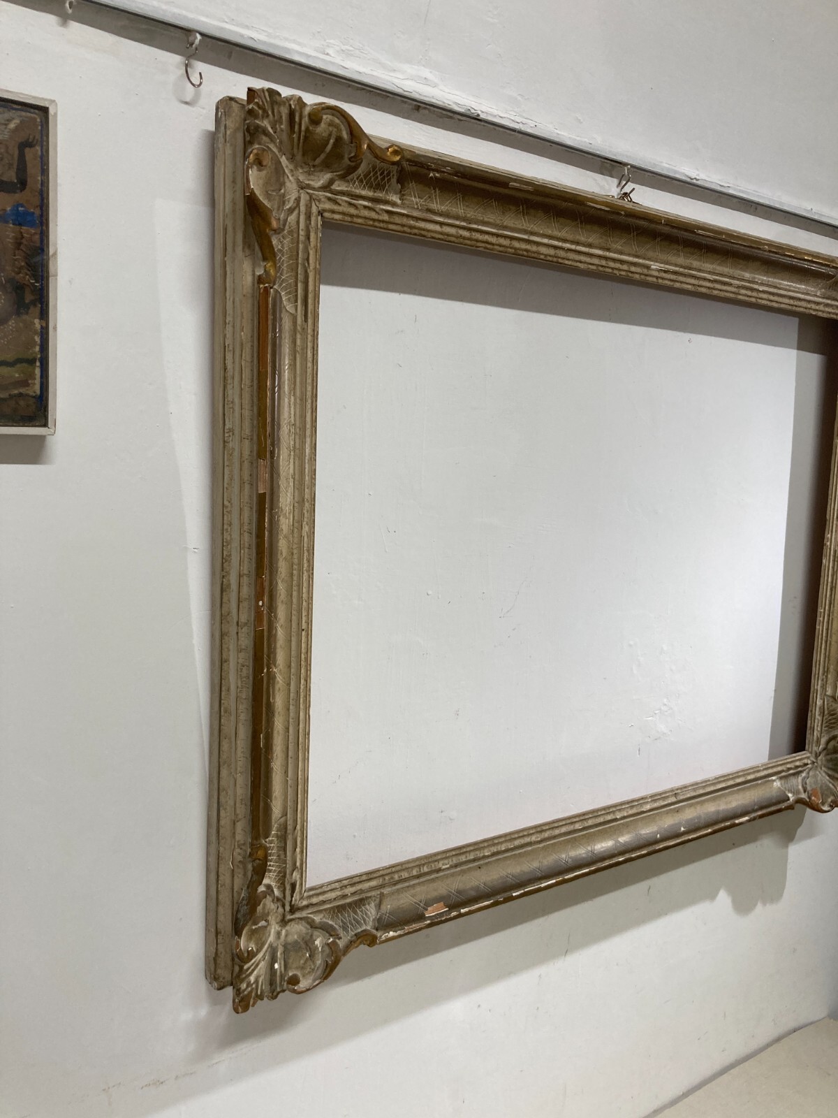 Decorativa Cornice d'Epoca, Laccata E Dorata (laccatura Fiorentina)