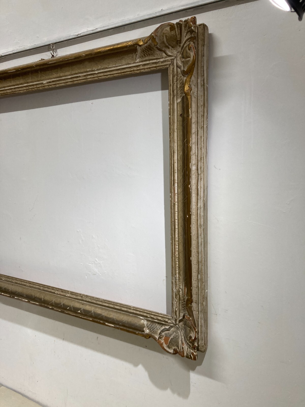 Decorativa Cornice d'Epoca, Laccata E Dorata (laccatura Fiorentina)