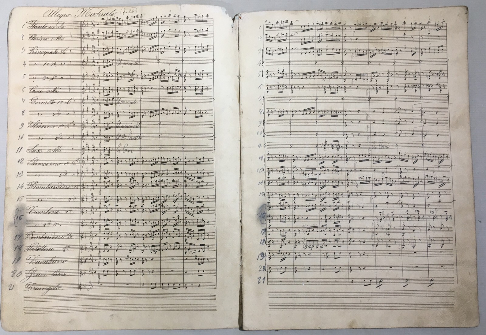 Musica. Antico Spartito Musicale. Faust, Pot Pourri